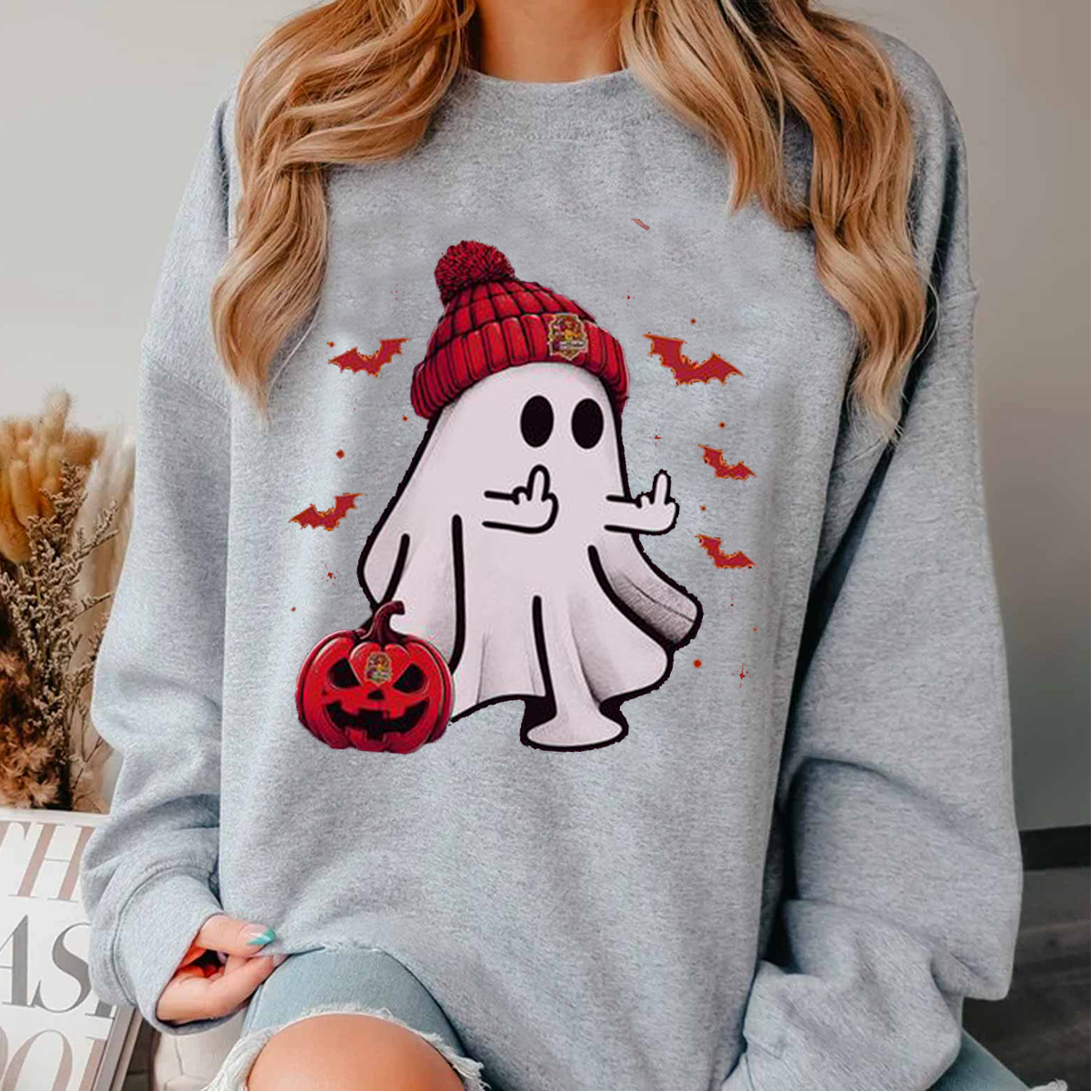 Vintage Cute Ghost Halloween HOgwarts House Unisex T-Shirt,Crewneck,Hoodie,TS-C-656