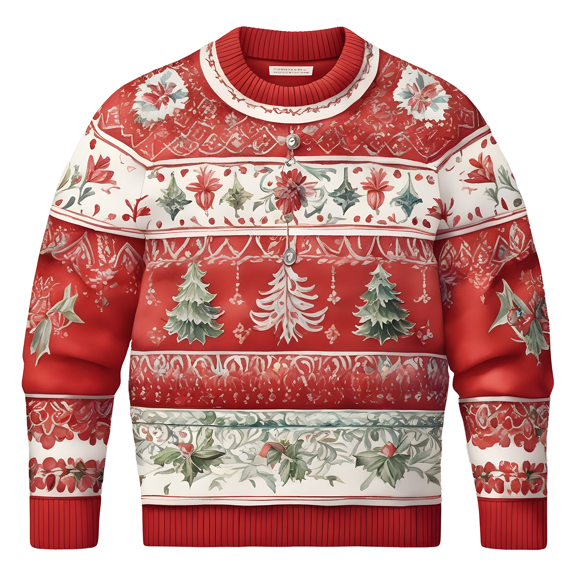 Joyful Christmas Tree Theme Sweater,For Festive Vibes,TS-C-679