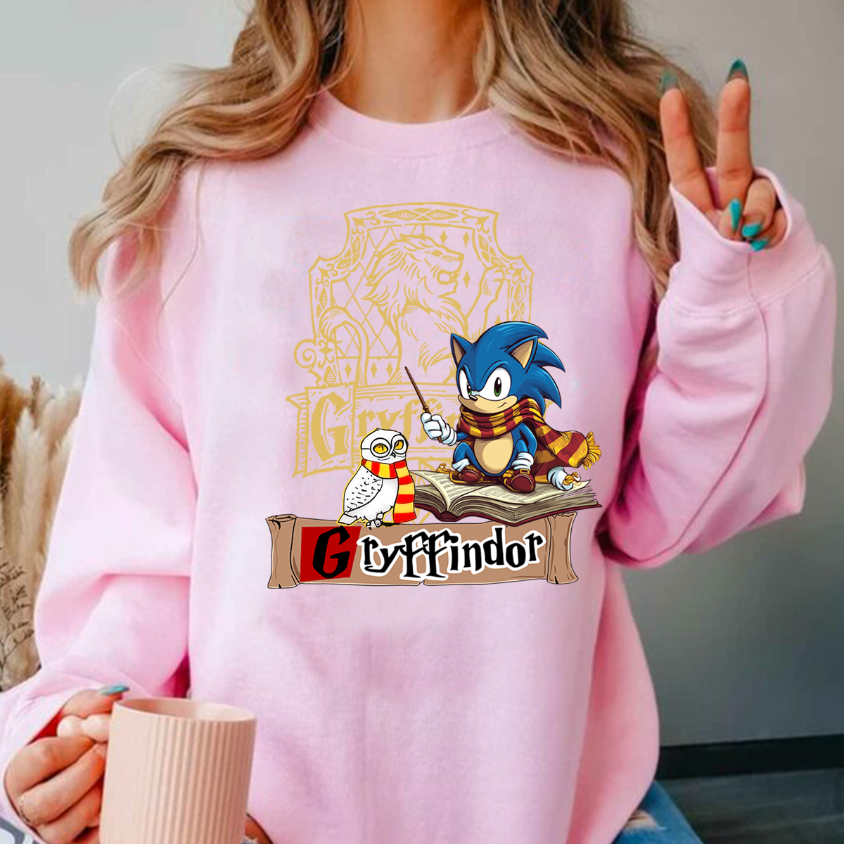 Adorable Sonic×Harry Potter Hogwarts House Collection T-Shirt,Crewneck,Hoodie,TS-C-653