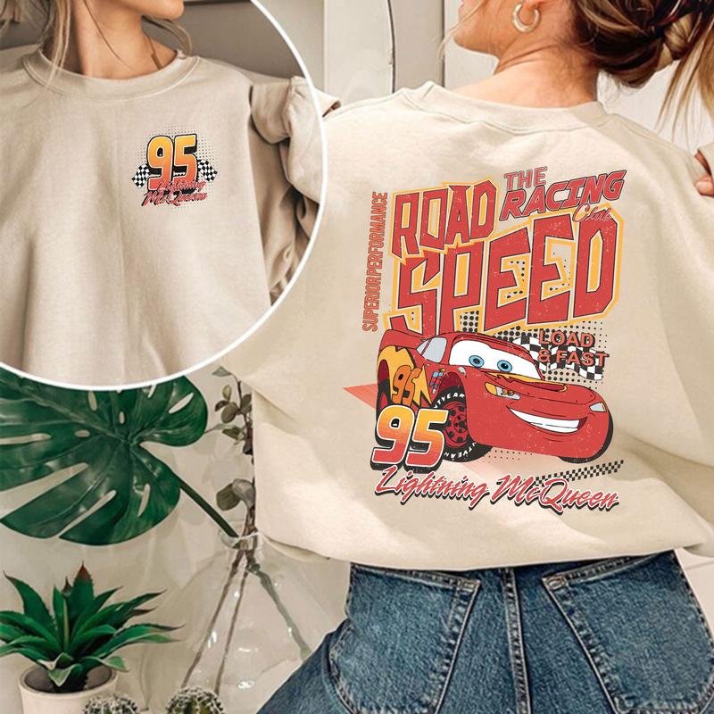 Lighting McQueen Cars Movie T-Shirt,Crewneck,Hoodie,TS-C-569