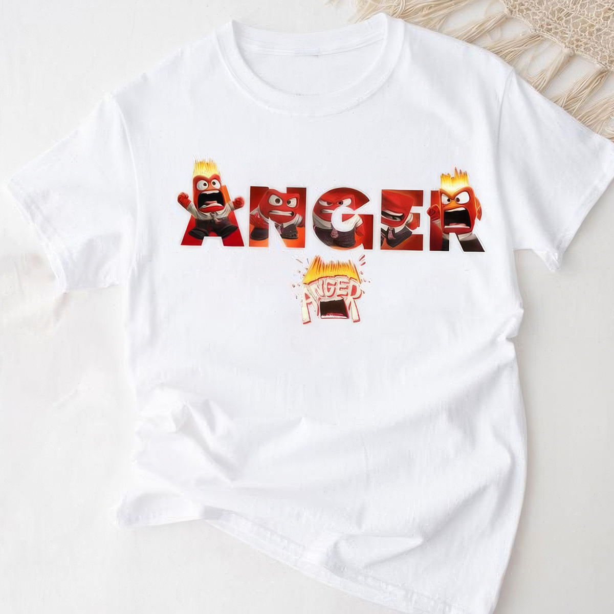 Anger Inside Out Characters Mental Health Emotional Support T-Shirt,Crewneck,Hoodie,TS-C-602