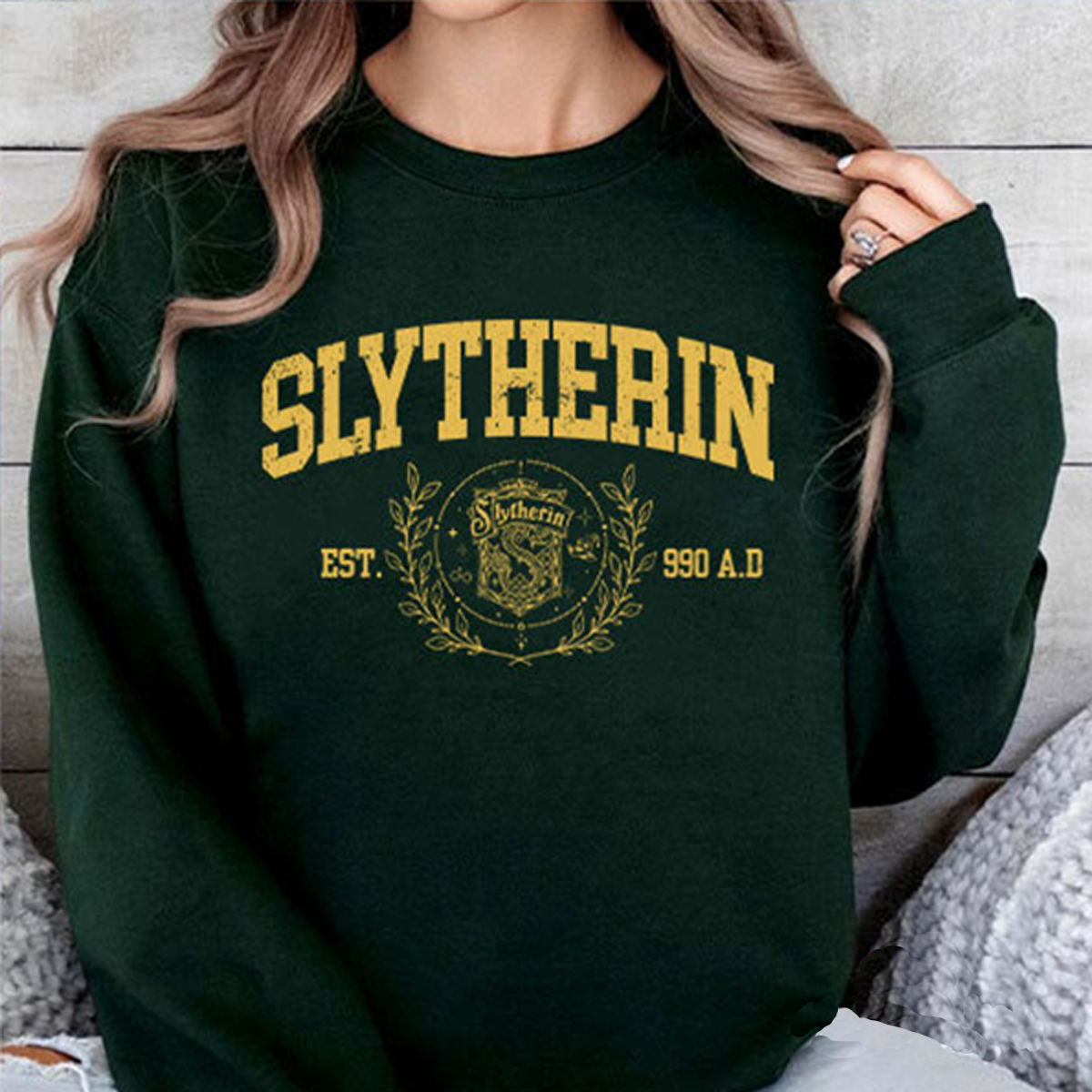 Vintage Hogwarts Houses Crewneck,Harry Potter Hoodie,H-C-176