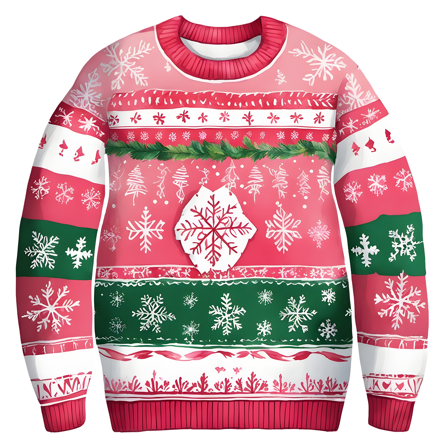 Beautiful Snowflake Christmas Sweater,Essential for Fall and Winter,TS-C-685
