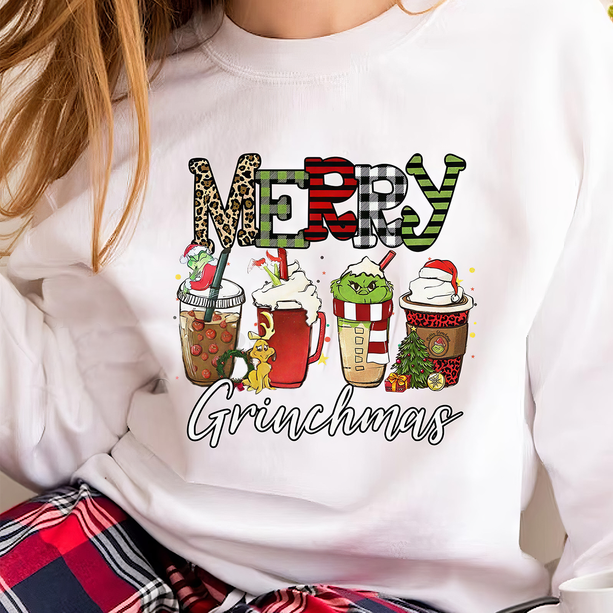 Merry Grinchmas T-Shirt,Crewneck,Hoodie For Christmas Gift,TS-C-370