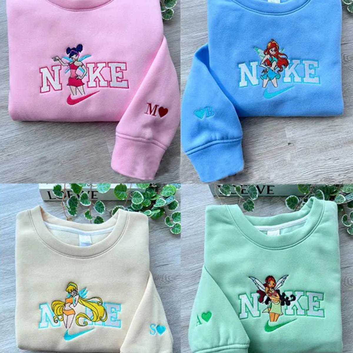 WinX Club (ver 2) Embroidered T-shirt,Crewneck,Hoodie,H-N-049