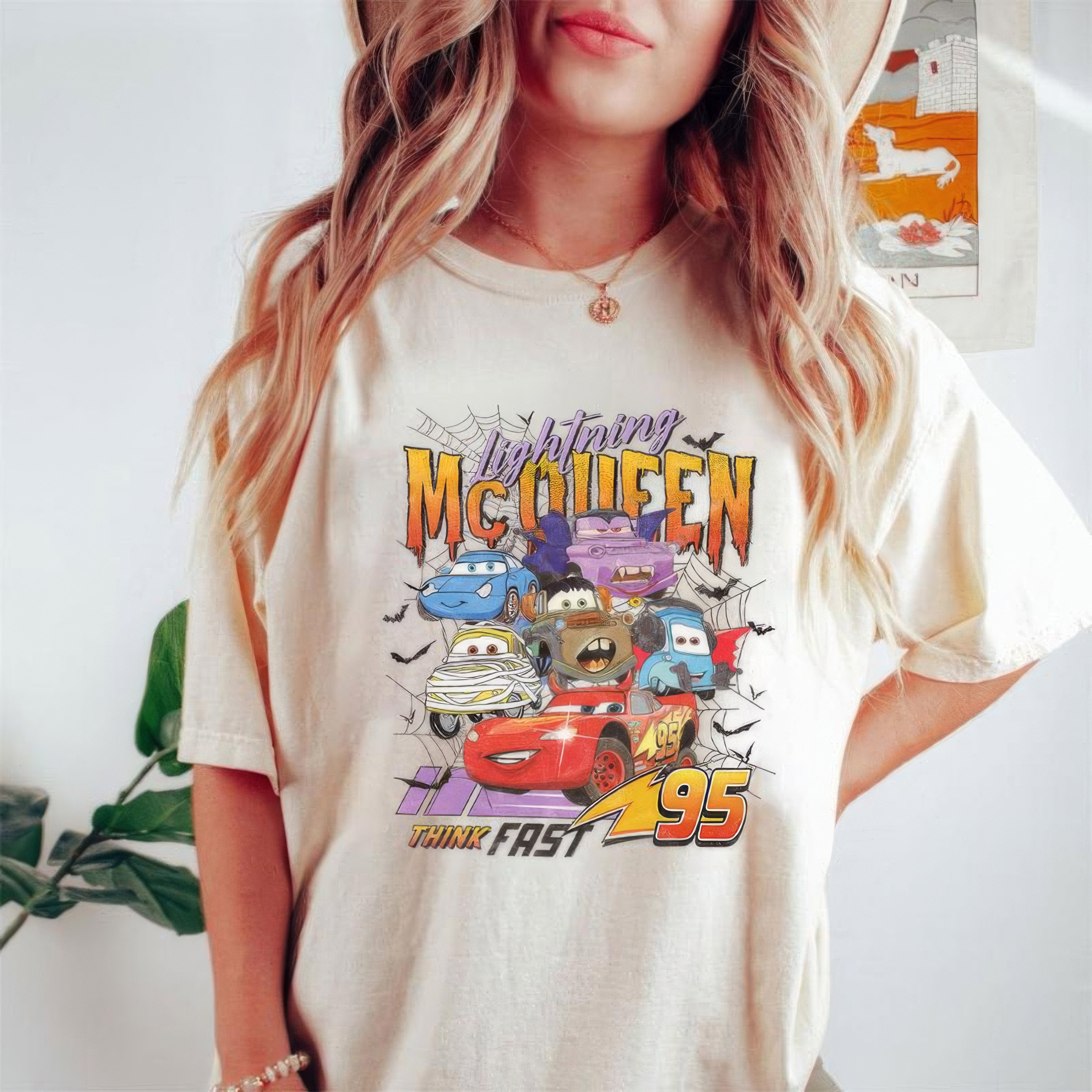 Lighting McQueen Cars Movie T-Shirt,Crewneck,Hoodie,TS-C-568