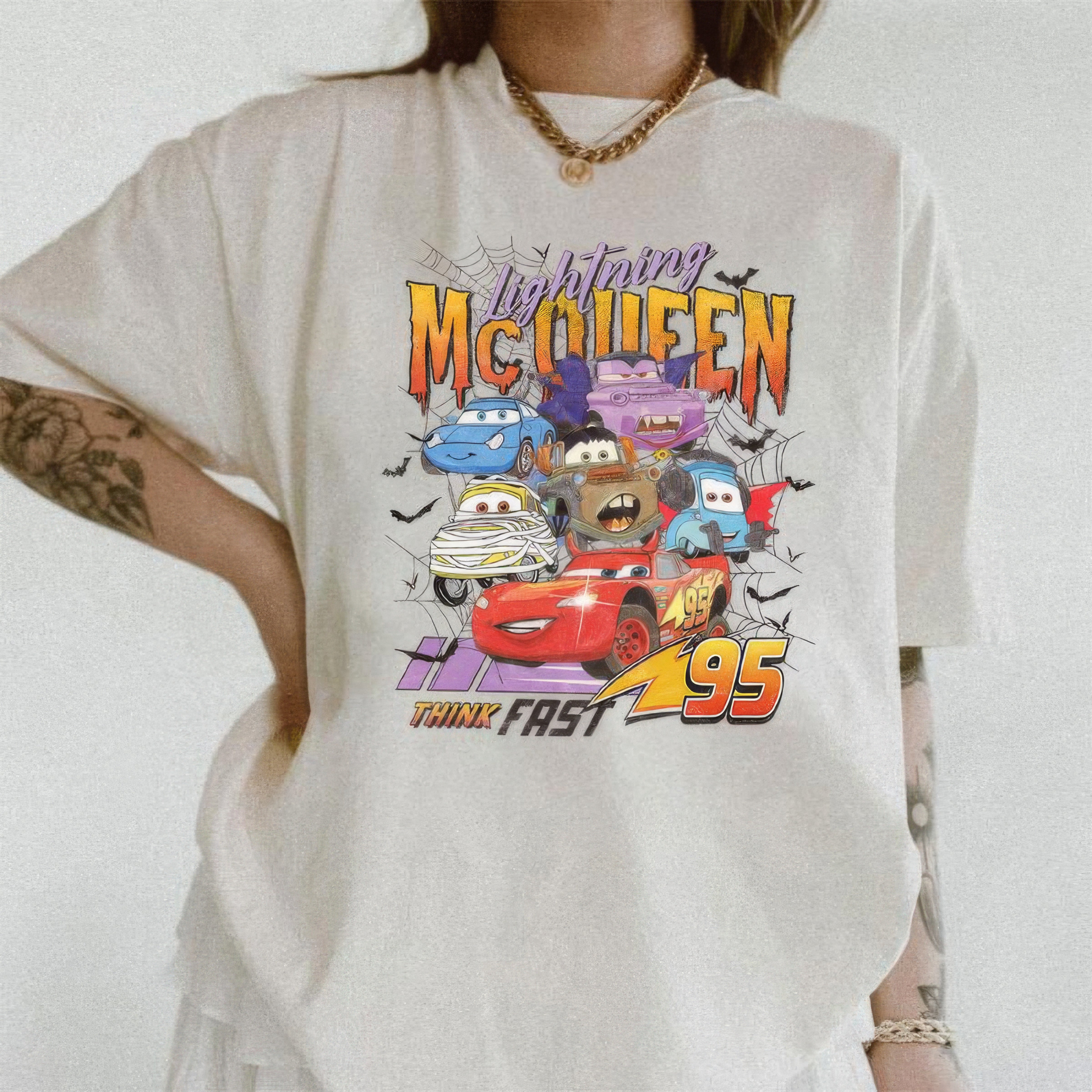 Lighting McQueen Cars Movie T-Shirt,Crewneck,Hoodie,TS-C-568