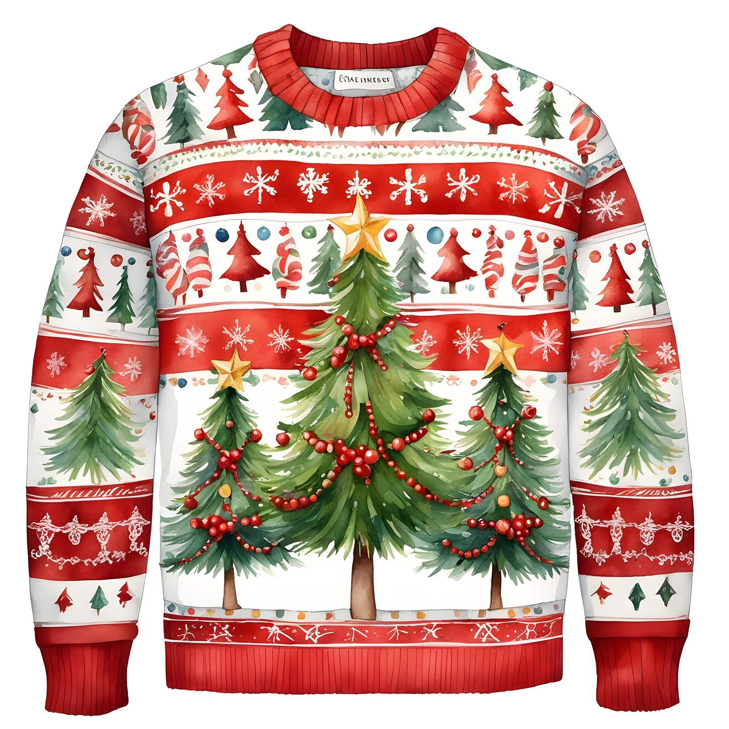 Joyful Christmas Tree Theme Sweater,For Festive Vibes,TS-C-679