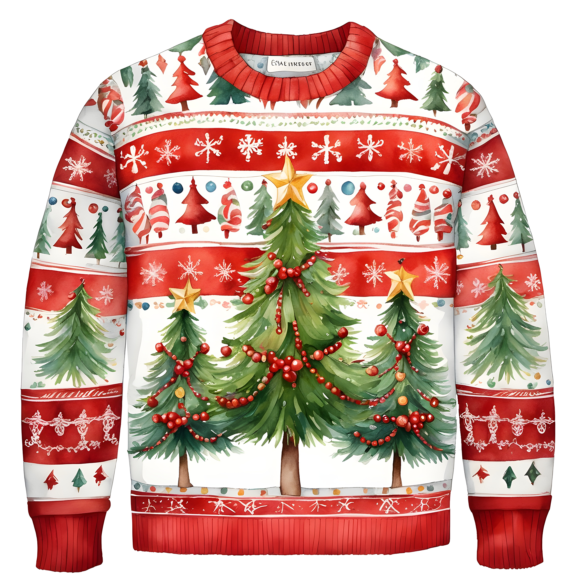 Joyful Christmas Tree Theme Sweater,For Festive Vibes,TS-C-679