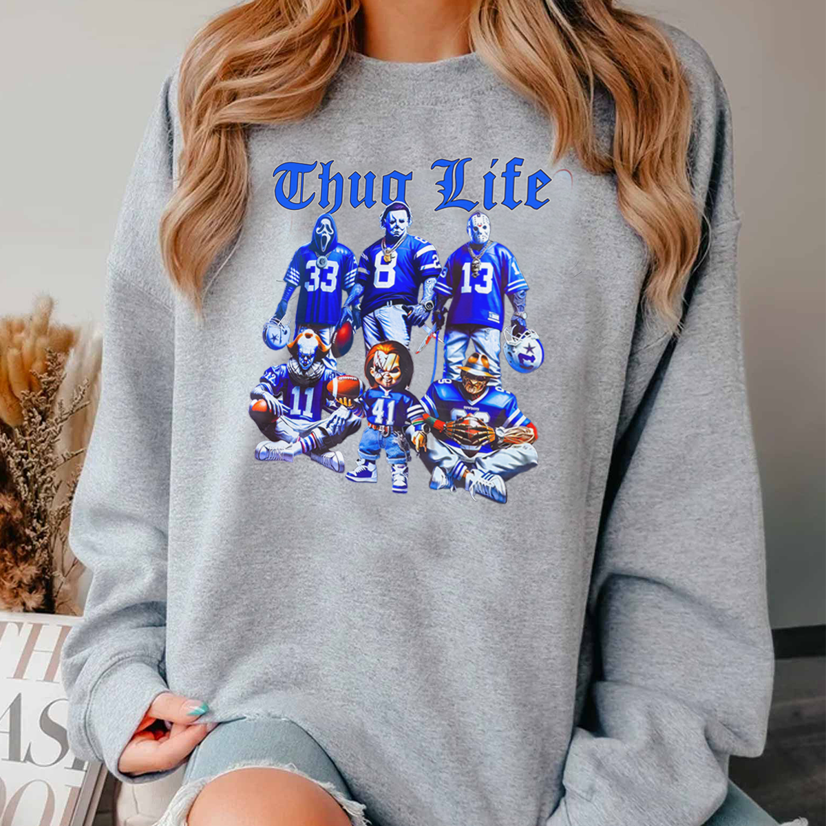 Horror Halloween Thug Life Hocus Pocus Team T-Shirt,Crewneck,Hoodie,TS-C-311