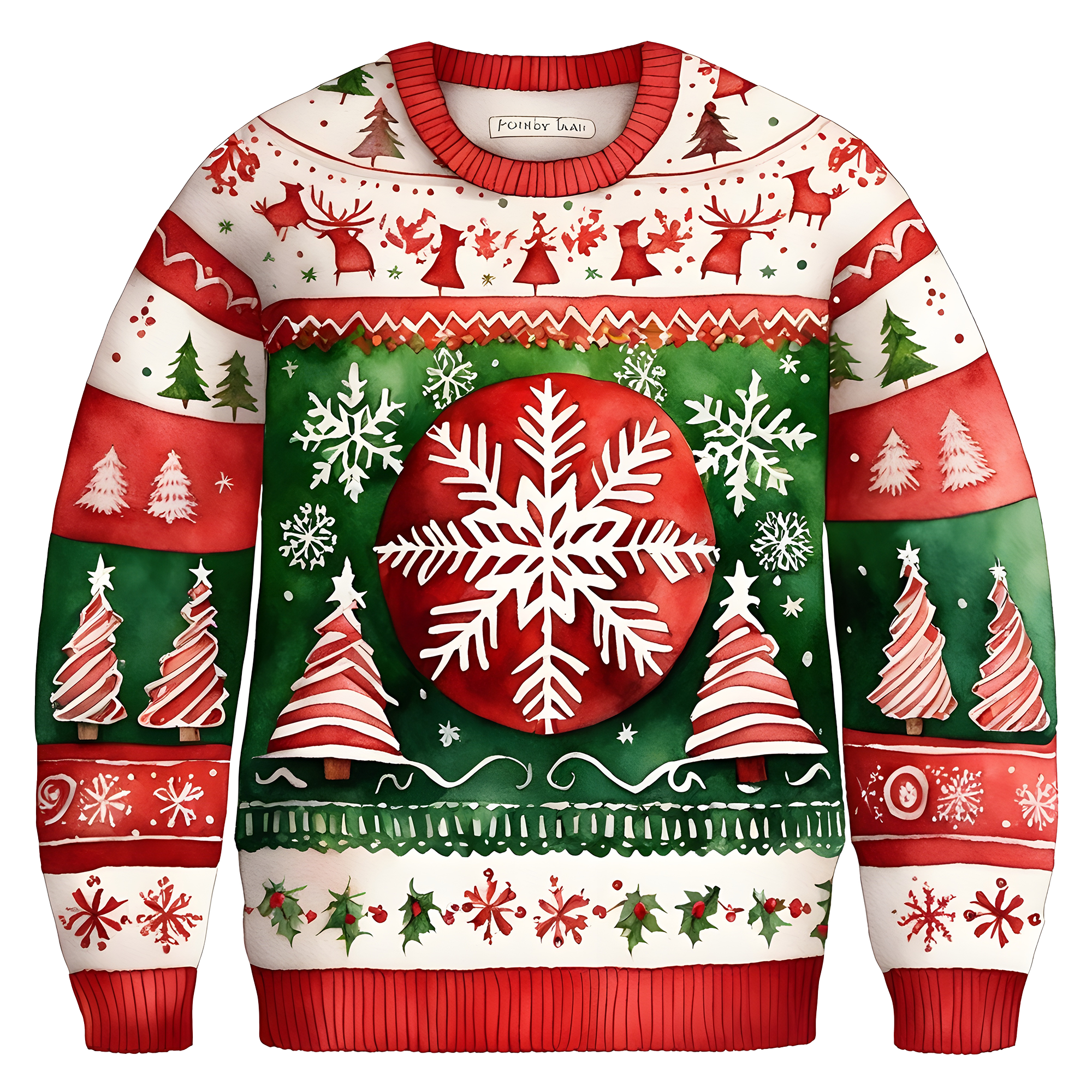 Beautiful Snowflake Christmas Sweater,Essential for Fall and Winter,TS-C-684