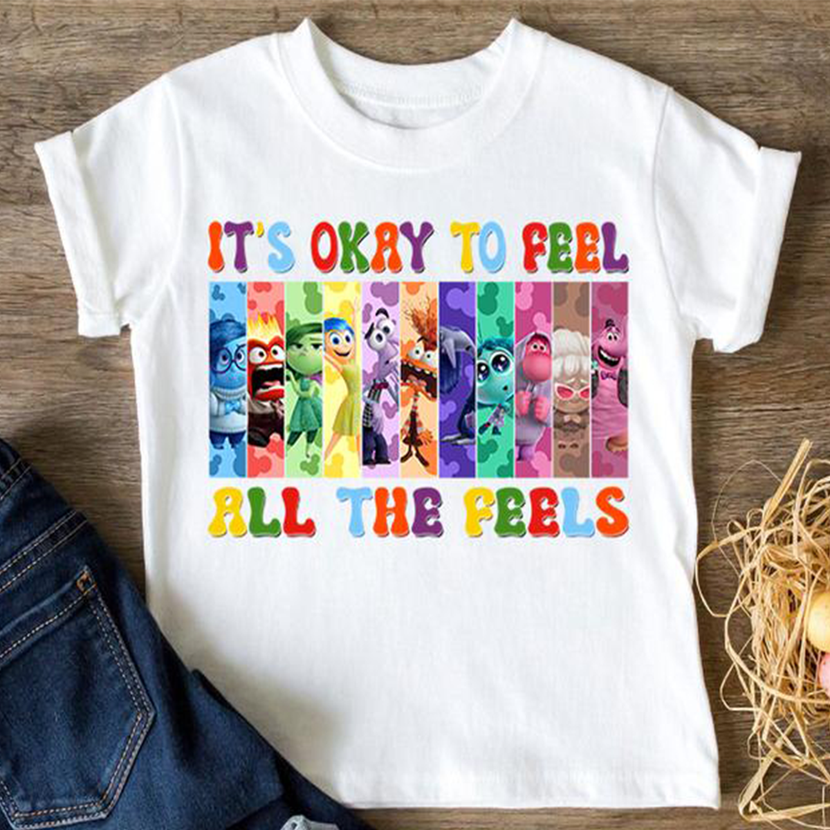 It's Okay To Feel All The Feels Emotional Support T-Shirt,Crewneck,Hoodie,TS-C-650