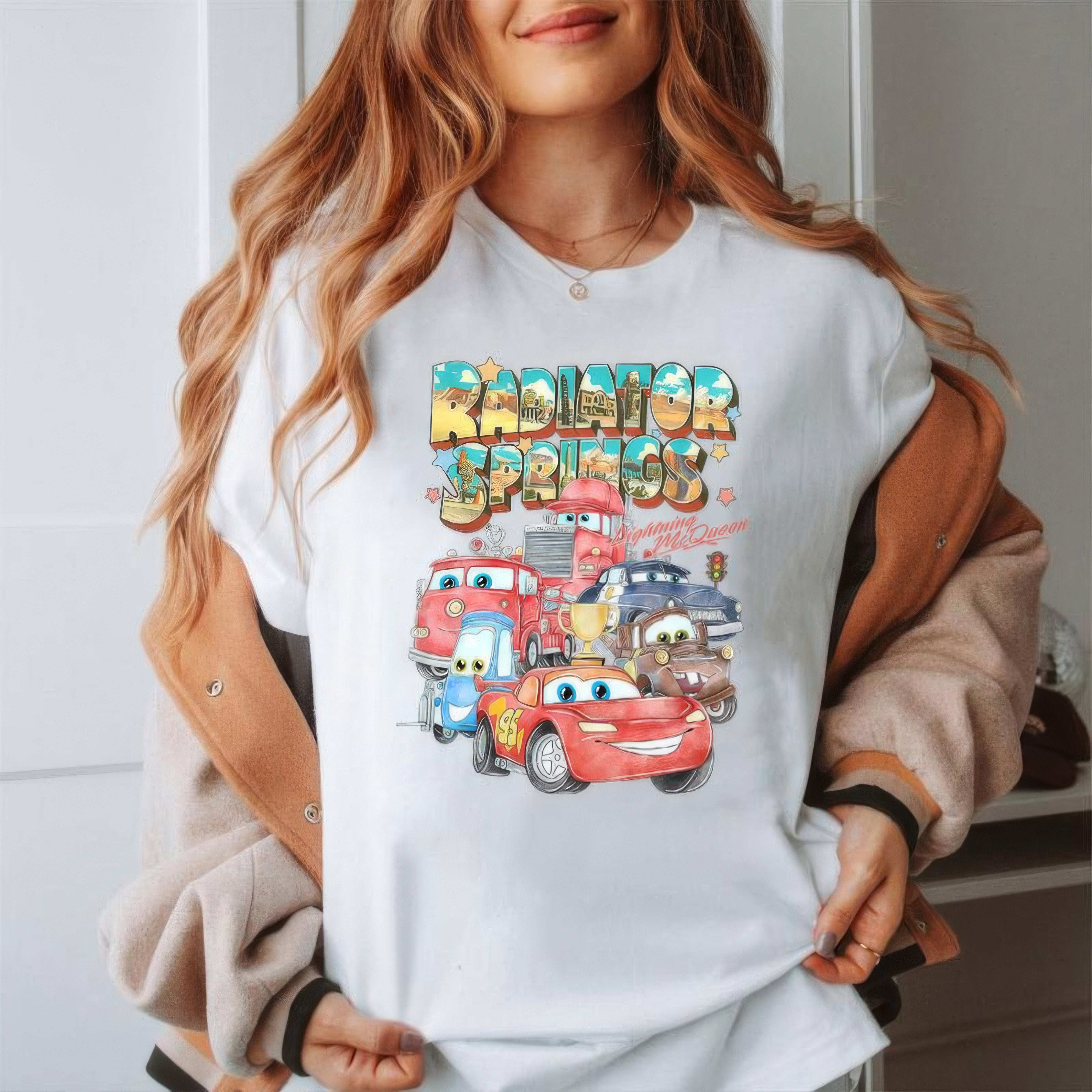 Lighting McQueen Cars Movie T-Shirt,Crewneck,Hoodie,TS-C-574