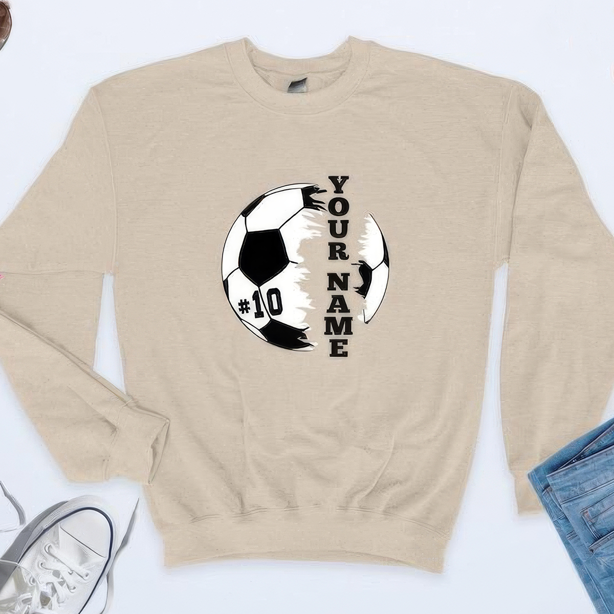 Soccer Player Ball Name Valentine Soccer T-Shirt,Crewneck,Hoodie,TS-C-642