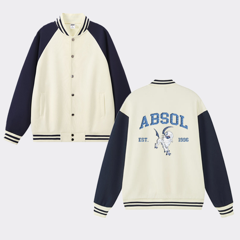 Absol Adorable Anime-Themed Embroidered T-Shirt,Crewneck,Hoodie-Trendy Versatile and a Thoughtful Gift for Friends,H-C-709