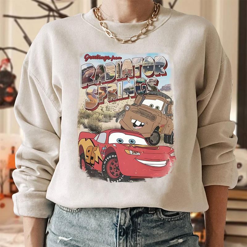 Radiator Springs McQueen Movie Cars T-Shirt,Crewneck,Hoodie,TS-C-579