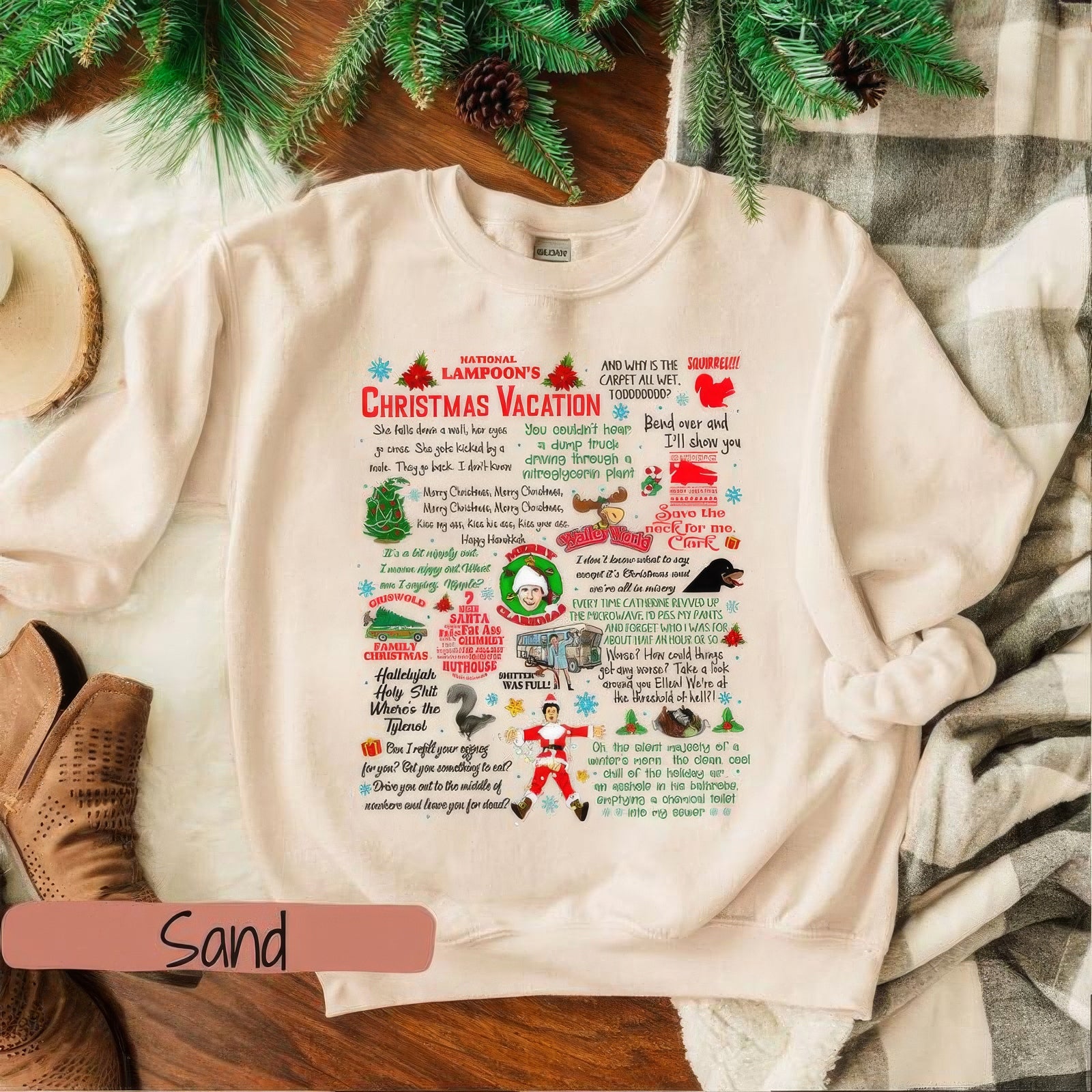 Christmas Vacation Movie Character T-Shirt,Crewneck,Hoodie,Christmas Gift,H-C-704