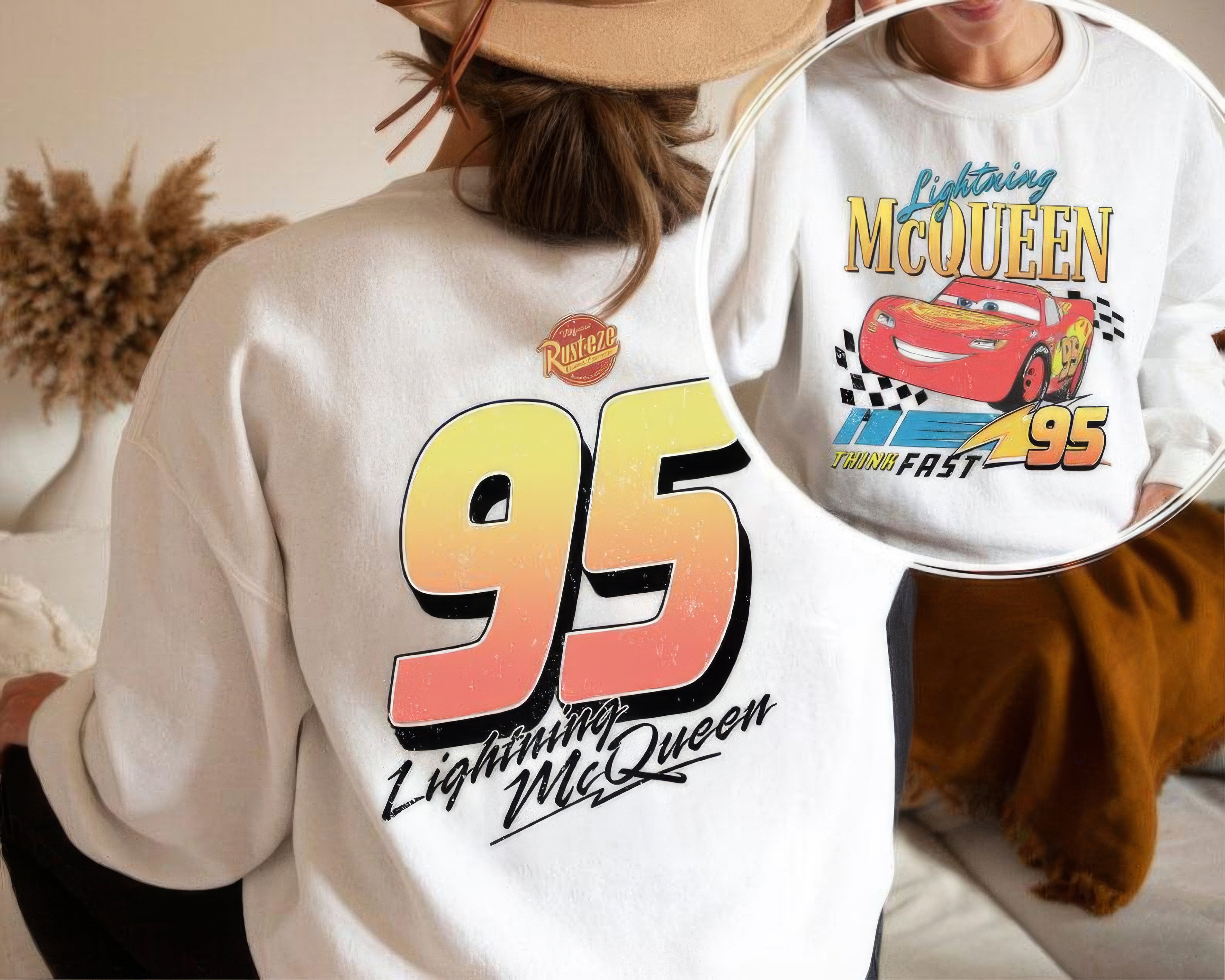 Lighting McQueen Cars Movie T-Shirt,Crewneck,Hoodie,TS-C-578