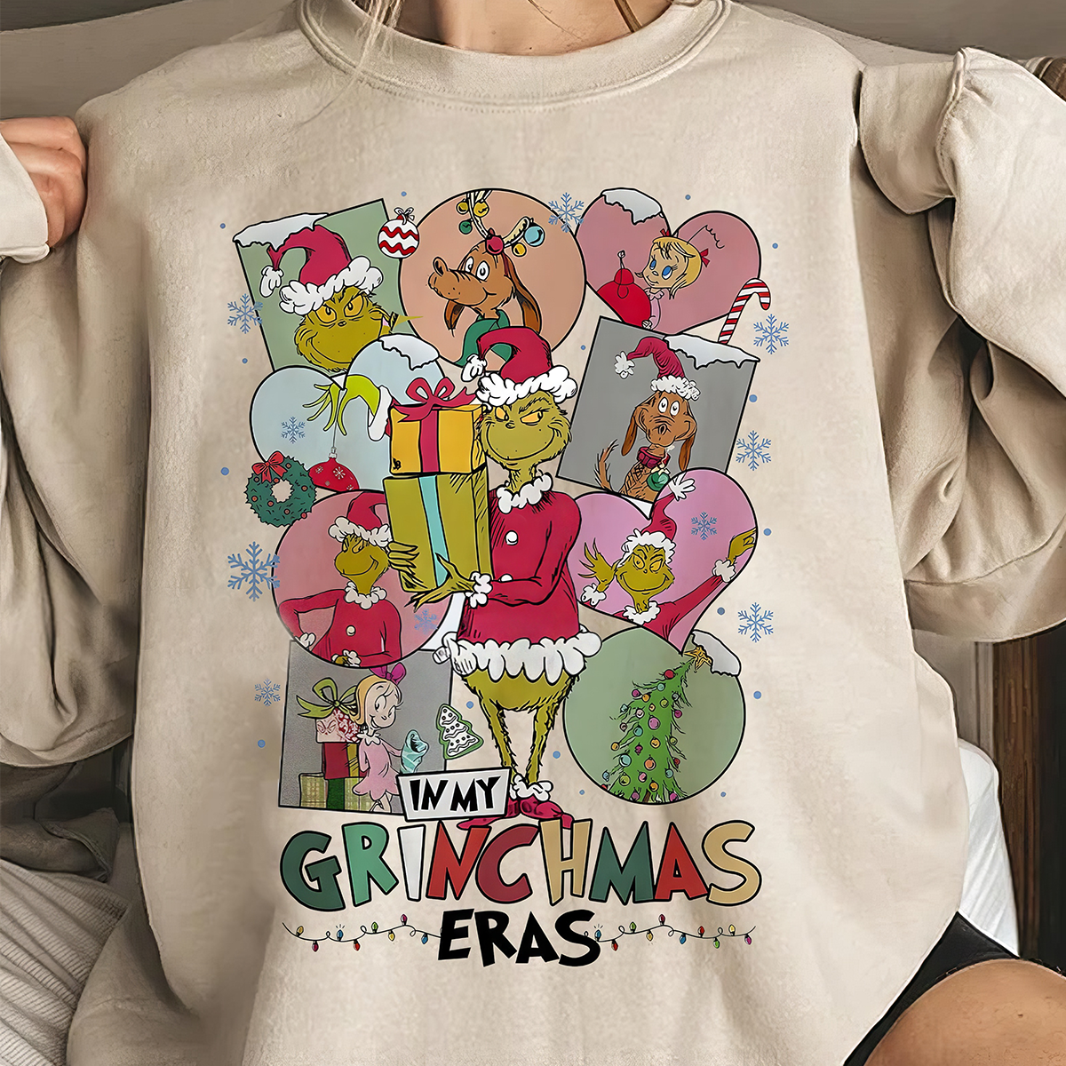 Grinchmas Eras T-Shirt,Crewneck,Hoodie For Christmas Gift,TS-C-371