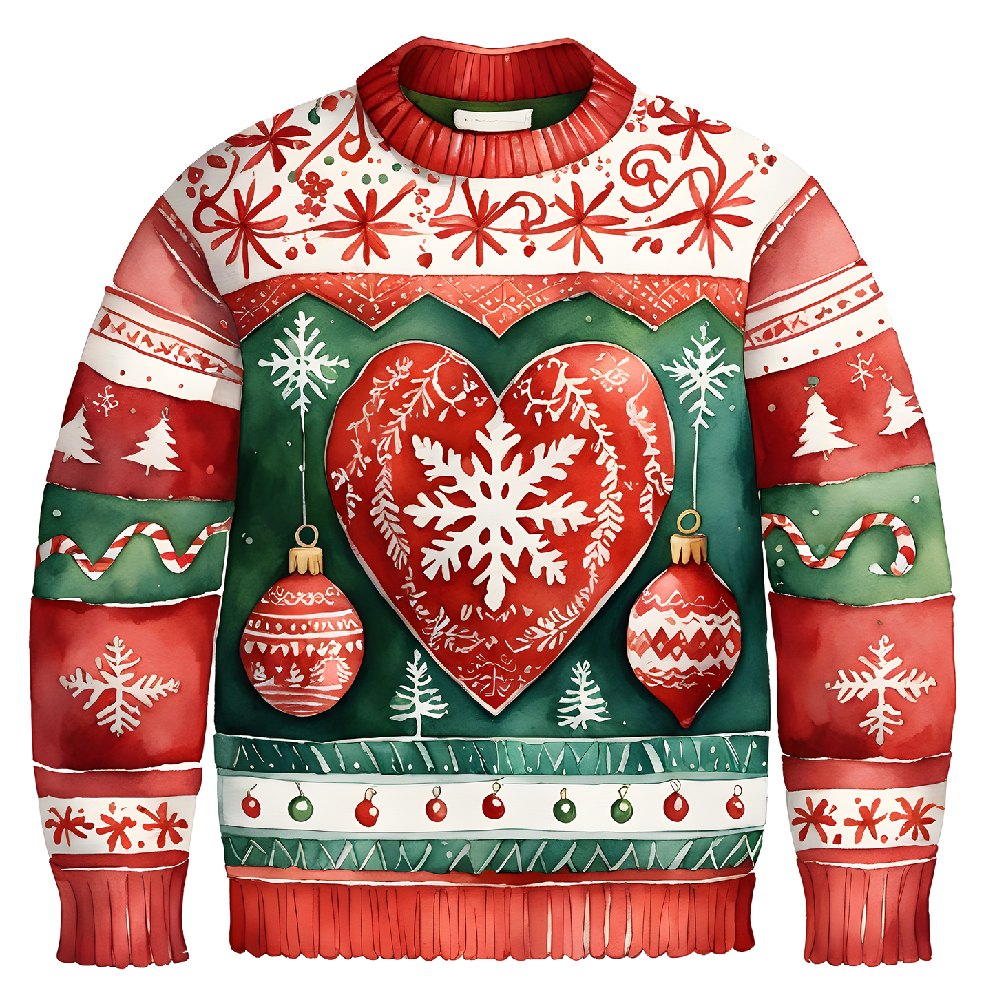 Beautiful Snowflake Christmas Sweater,Essential for Fall and Winter,TS-C-684