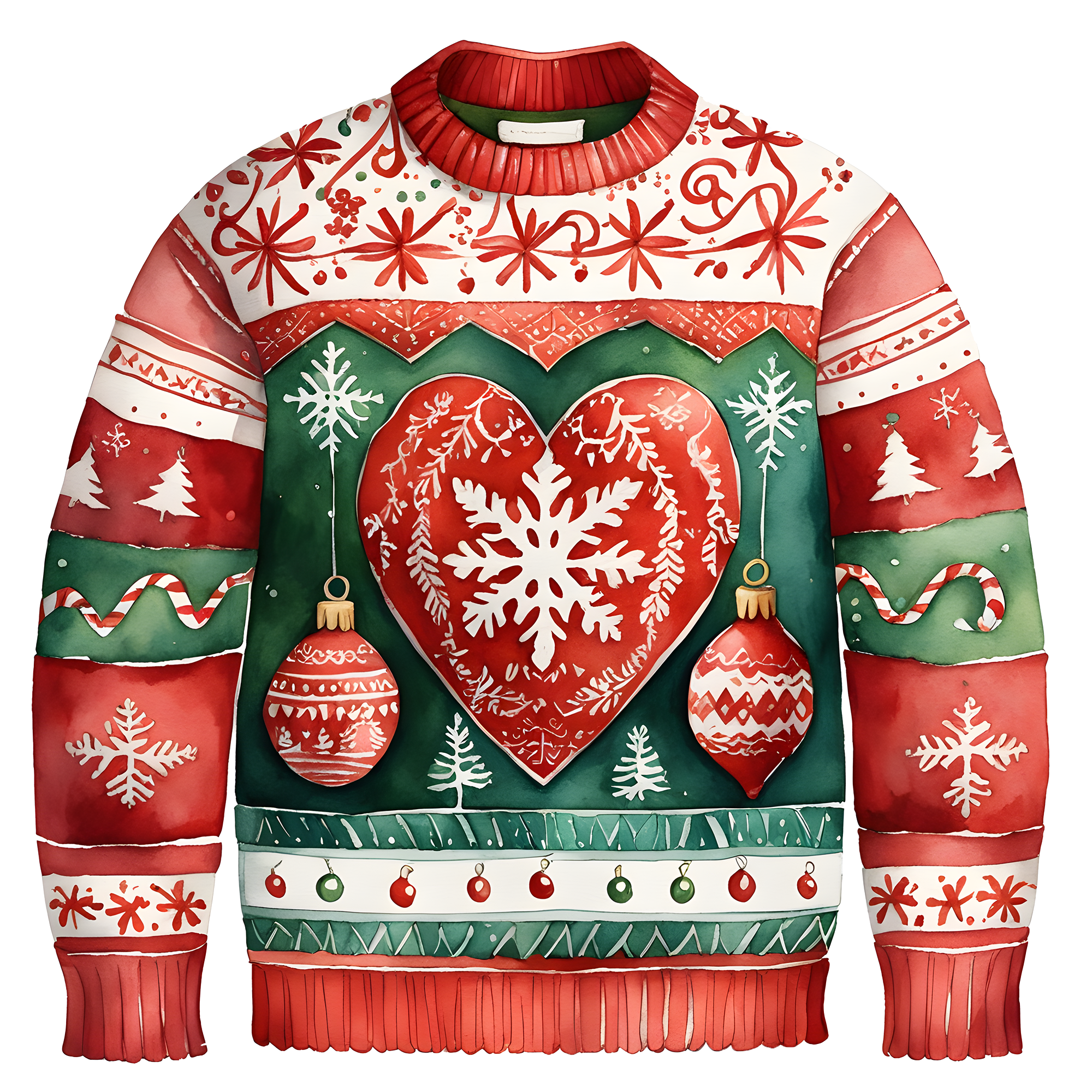 Beautiful Snowflake Christmas Sweater,Essential for Fall and Winter,TS-C-684