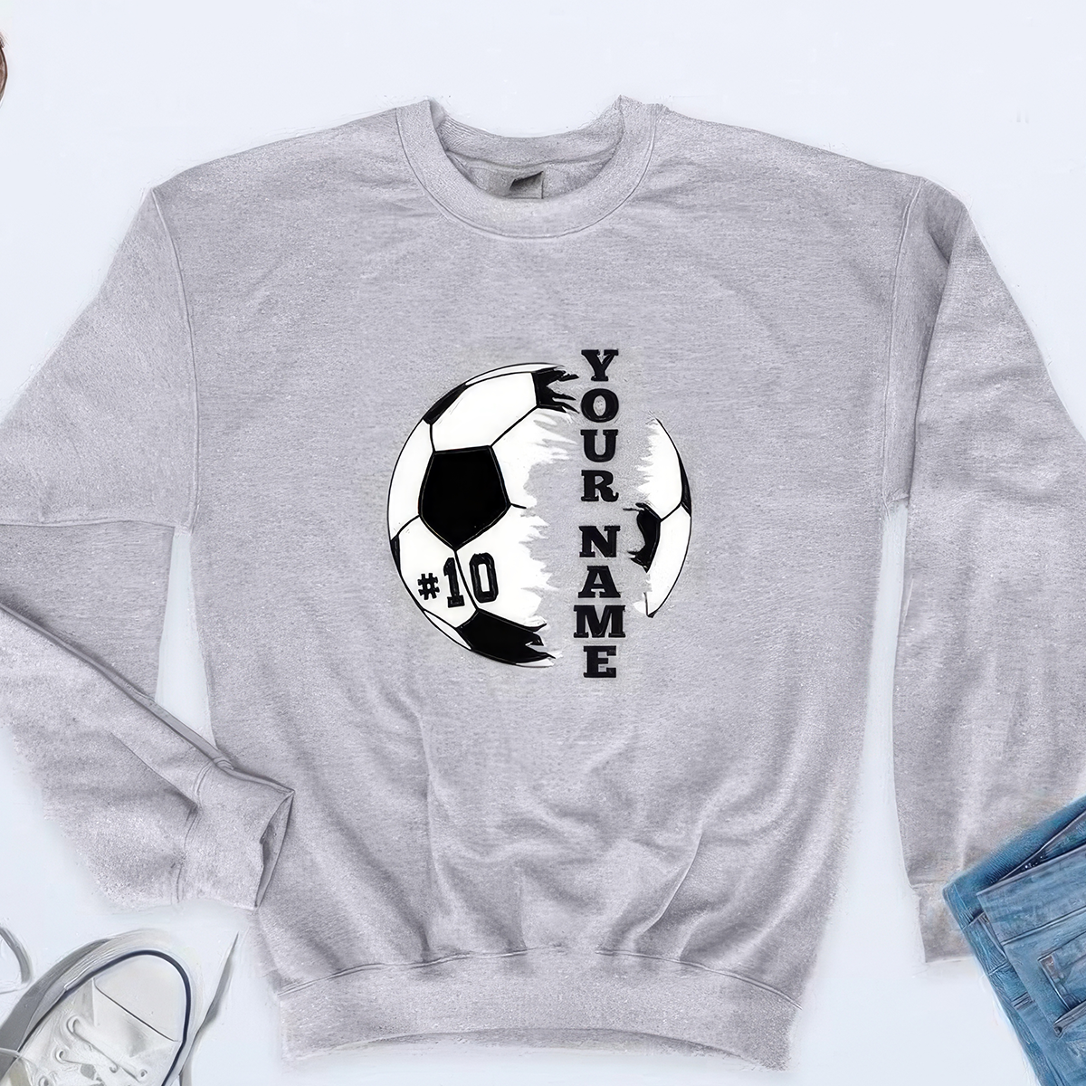 Soccer Player Ball Name Valentine Soccer T-Shirt,Crewneck,Hoodie,TS-C-642