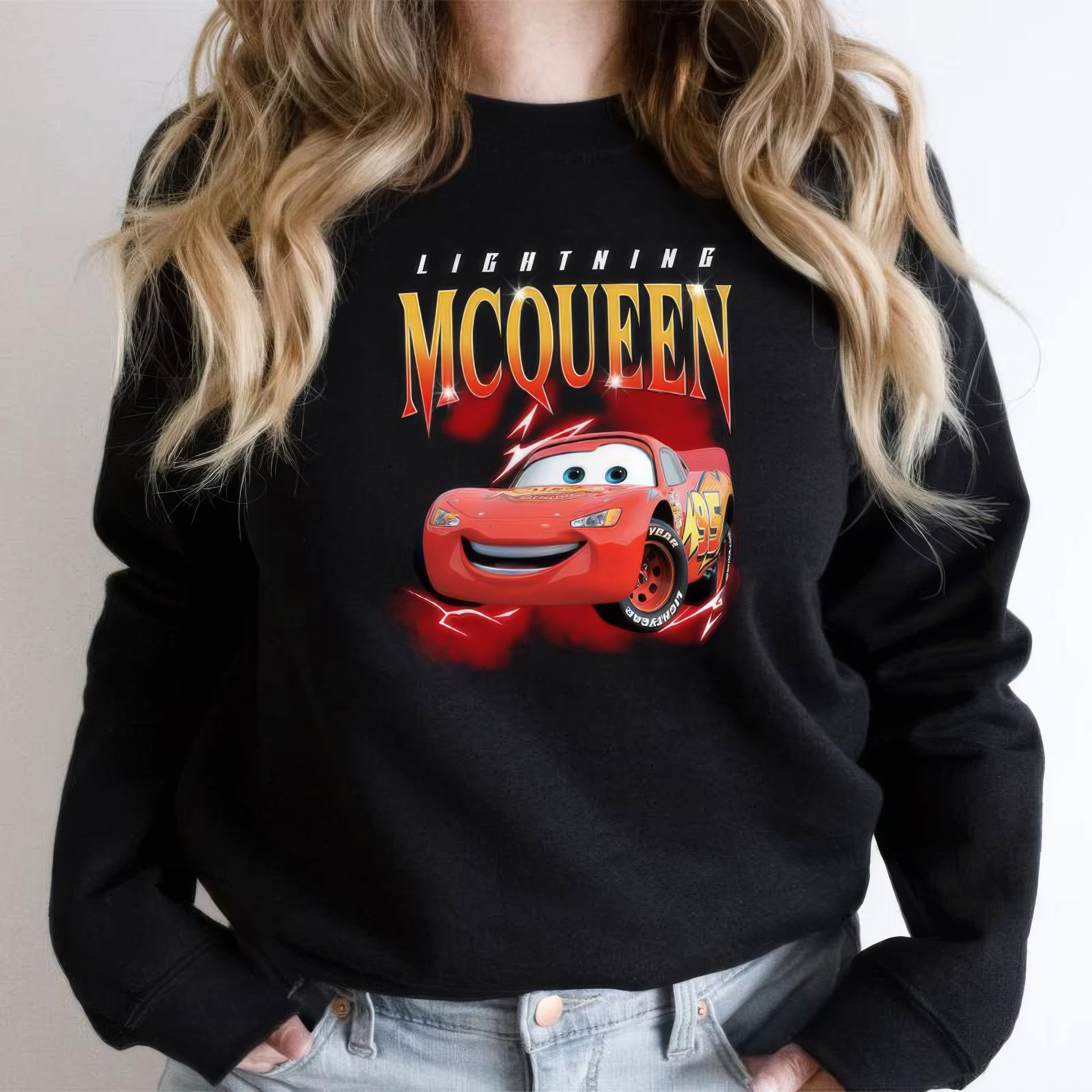 Lighting McQueen Cars Movie T-Shirt,Crewneck,Hoodie,TS-C-585