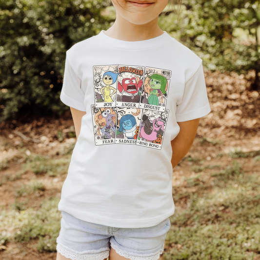 Inside Out Tarot Card Halloween Spooky Season Characters T-Shirt,Crewneck,Hoodie,TS-C-620