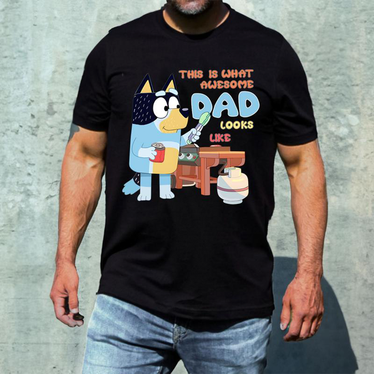 AWESOME DAD This Is What An Dad Looks Like MENS Blvey Retro T-Shirt,Crewneck,Hoodie,TS-C-553