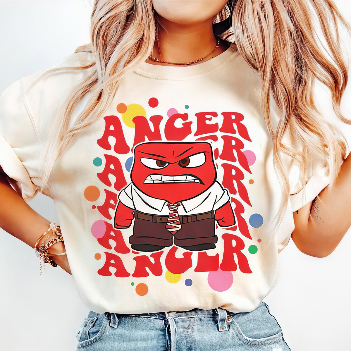 Feel All Your Emotions Cute Cartoon Characters T-Shirt,Crewneck,Hoodie,TS-C-622