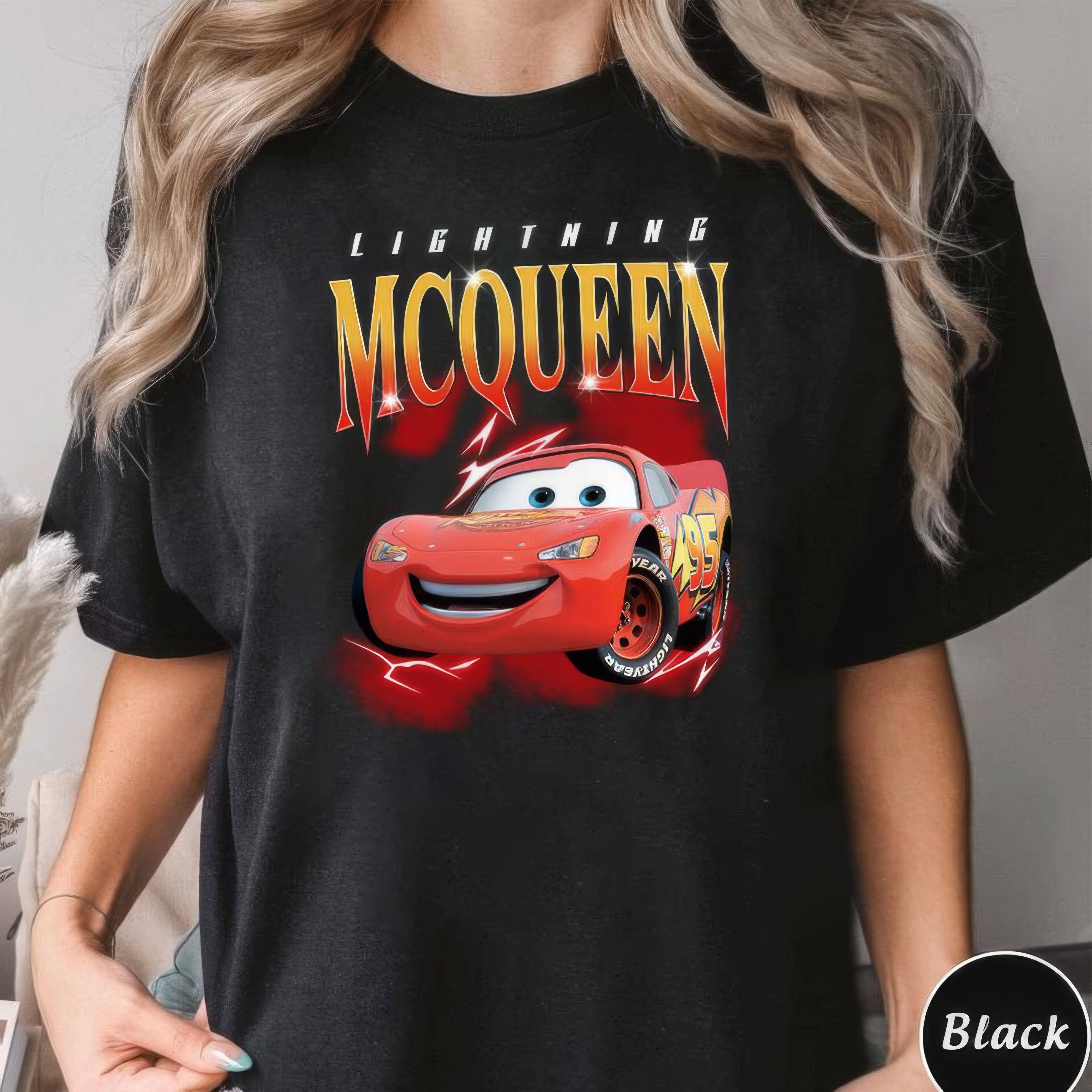 Lighting McQueen Cars Movie T-Shirt,Crewneck,Hoodie,TS-C-585