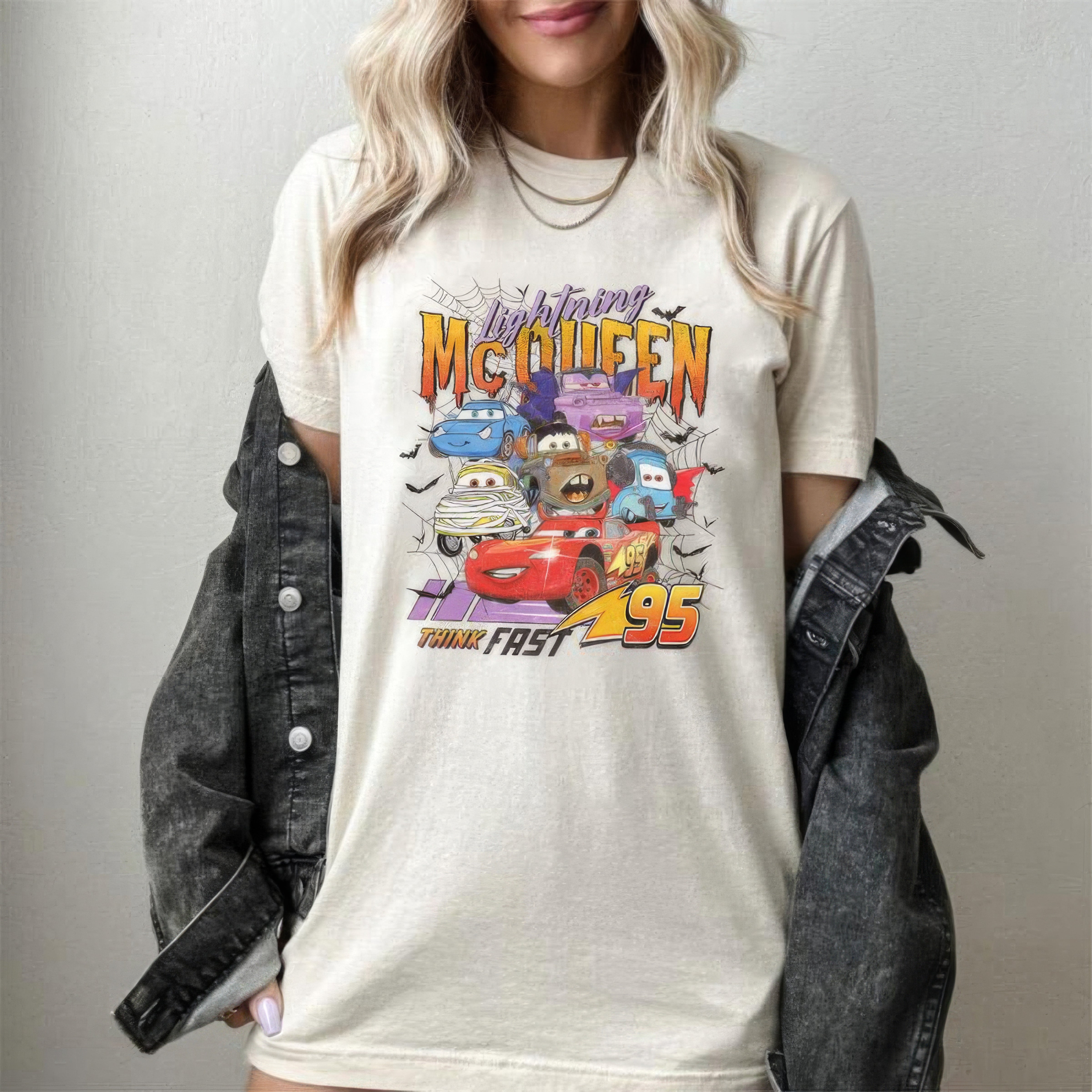 Lighting McQueen Cars Movie T-Shirt,Crewneck,Hoodie,TS-C-568