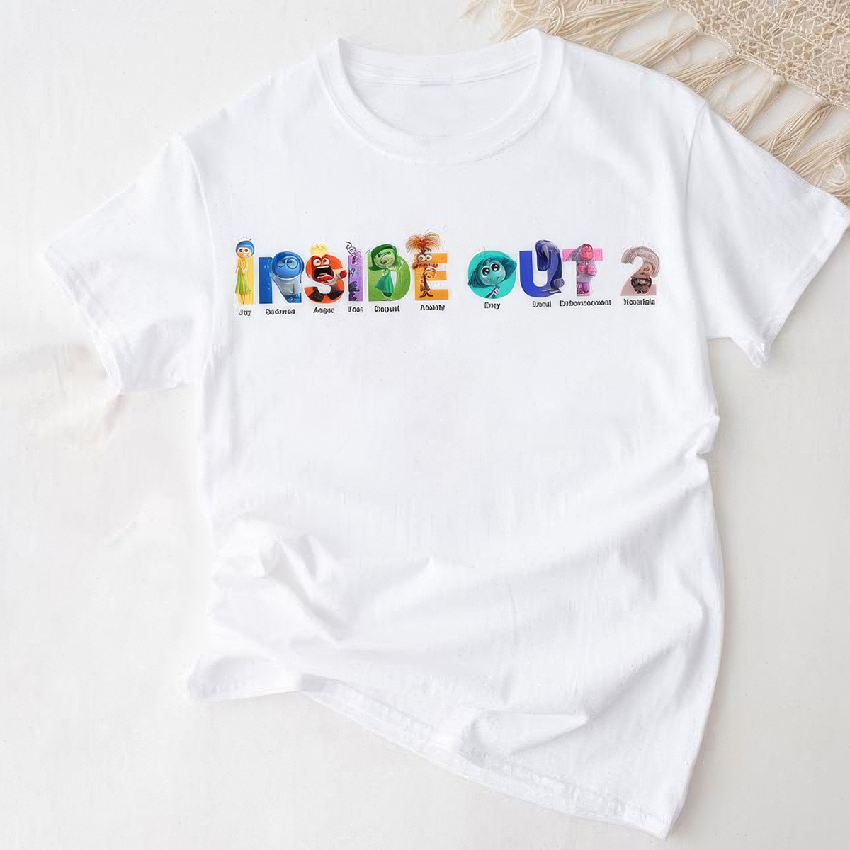 Inside out 2 Character lt's Okay To Feel All The Feels Emotional Support T-Shirt,Crewneck,Hoodie,TS-C-603