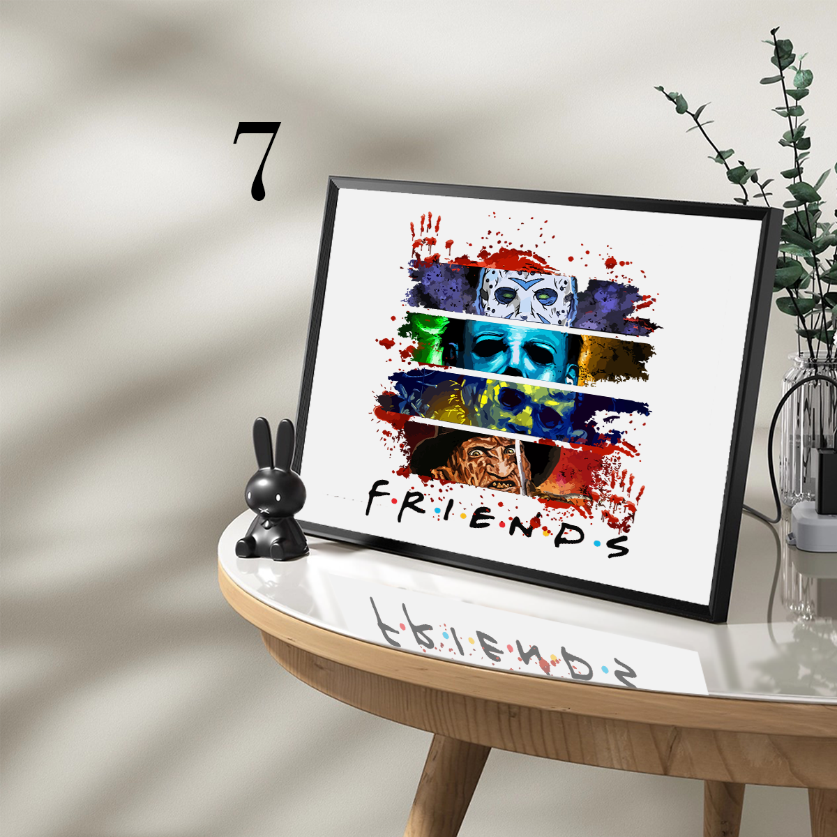 Friends Series Horror Characters Halloween Custom Frame,F-C-315