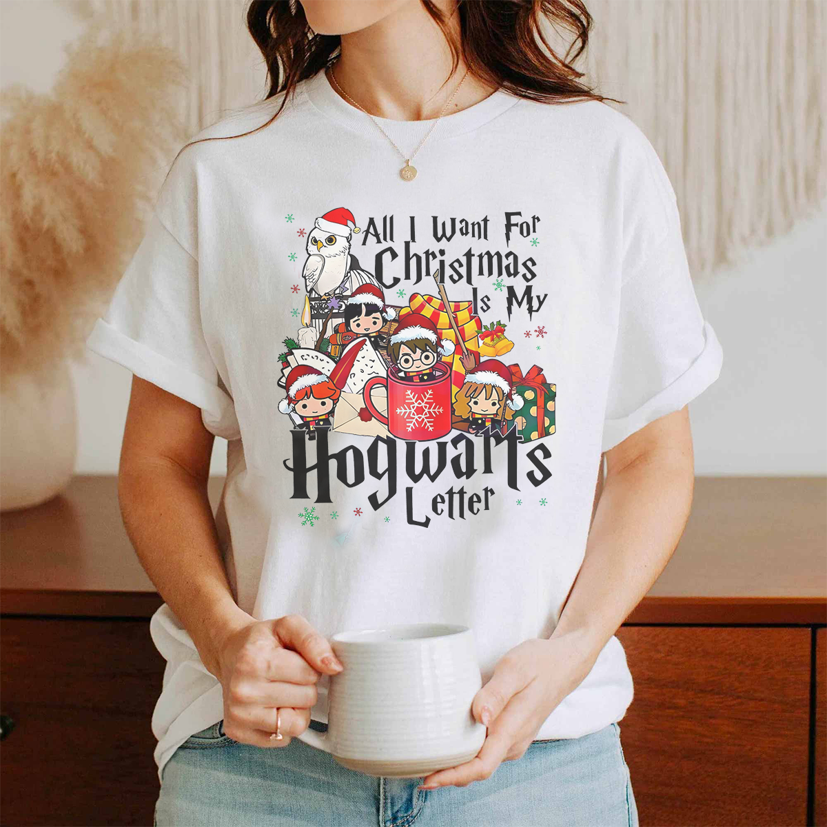 All I Want For Christmas Is My Hogwarts Letter T-Shirt,Crewneck,Hoodie,TS-C-323