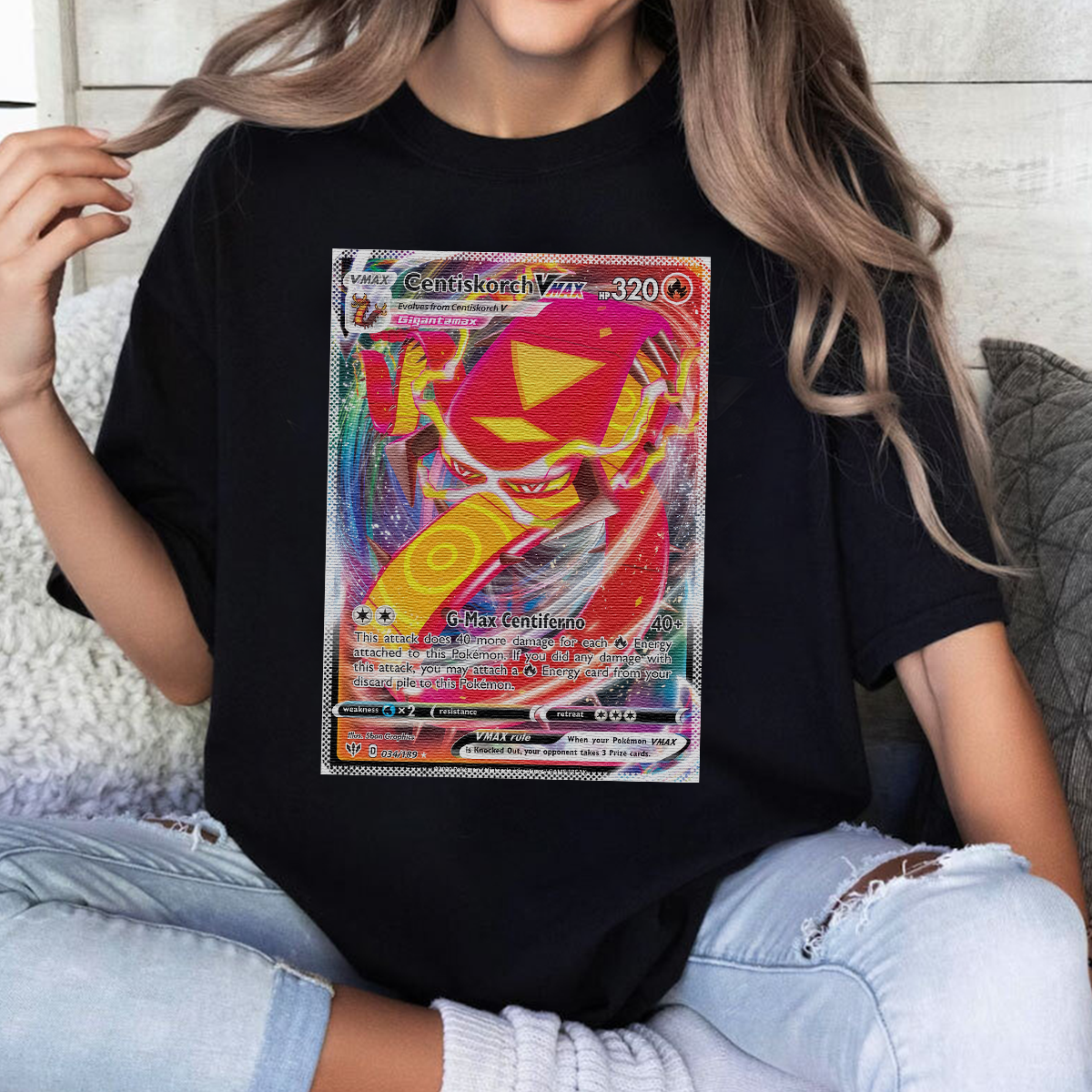 Personalized Pokémon Fabric Trading Card D2 Patch Suture Unisex T-Shirt,Perfect Gift for Fans Friends,P-T-16