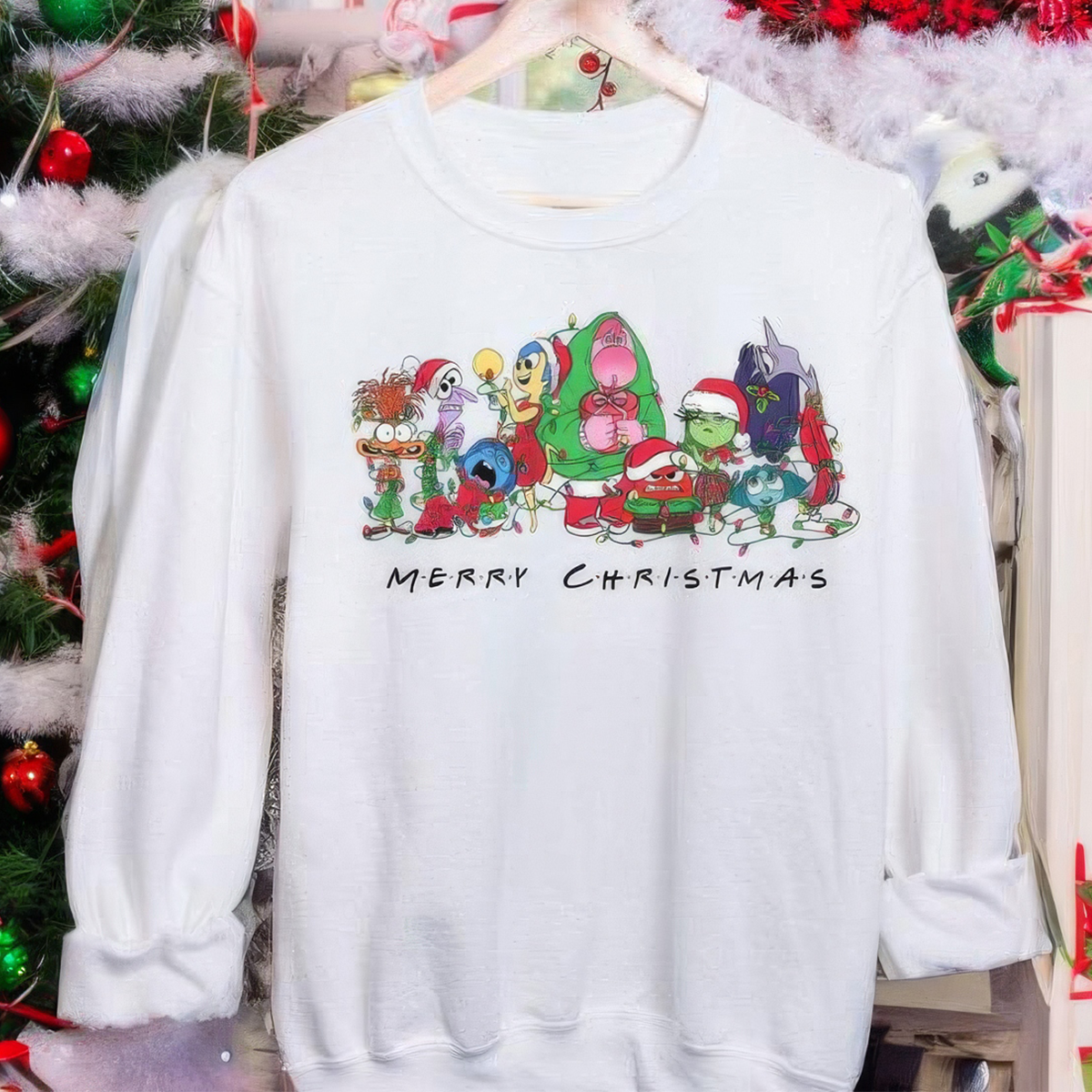 Merry Christmas Matching Anxiety Ennui Joy Fear Family T-Shirt,Crewneck,Hoodie,TS-C-597