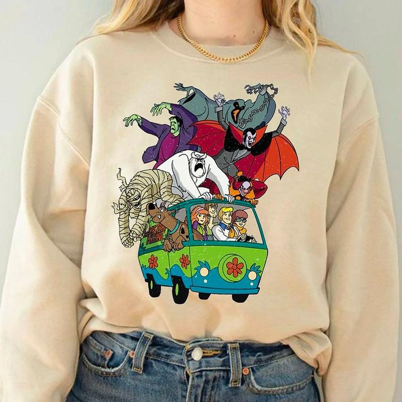 Vintage Scooby 90s Halloween Movie Monsters T-Shirt,Crewneck,Hoodie,TS-C-537