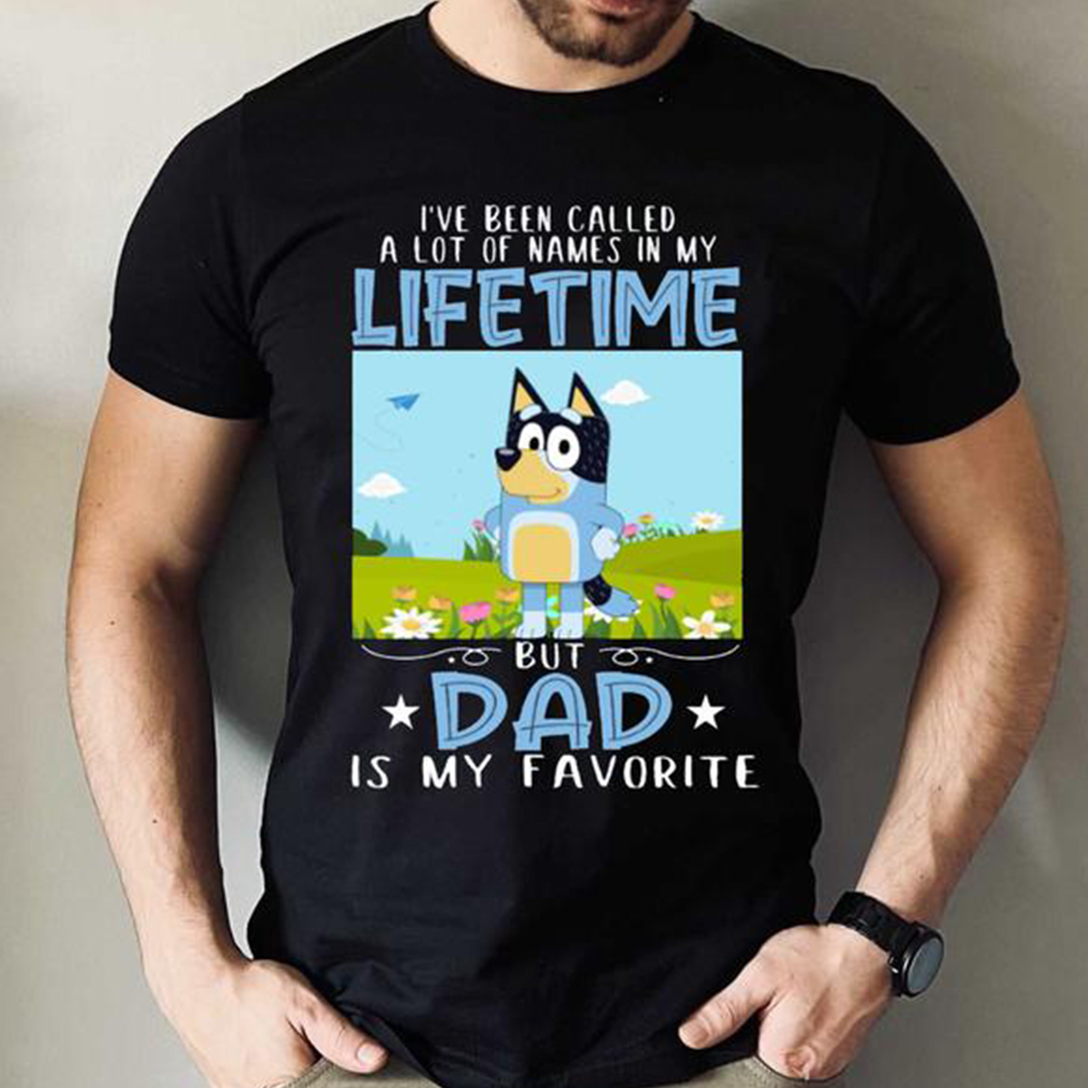 Life Time Dad Father's Day Gifts Idea Bluey T-Shirt,Crewneck,Hoodie,TS-C-551