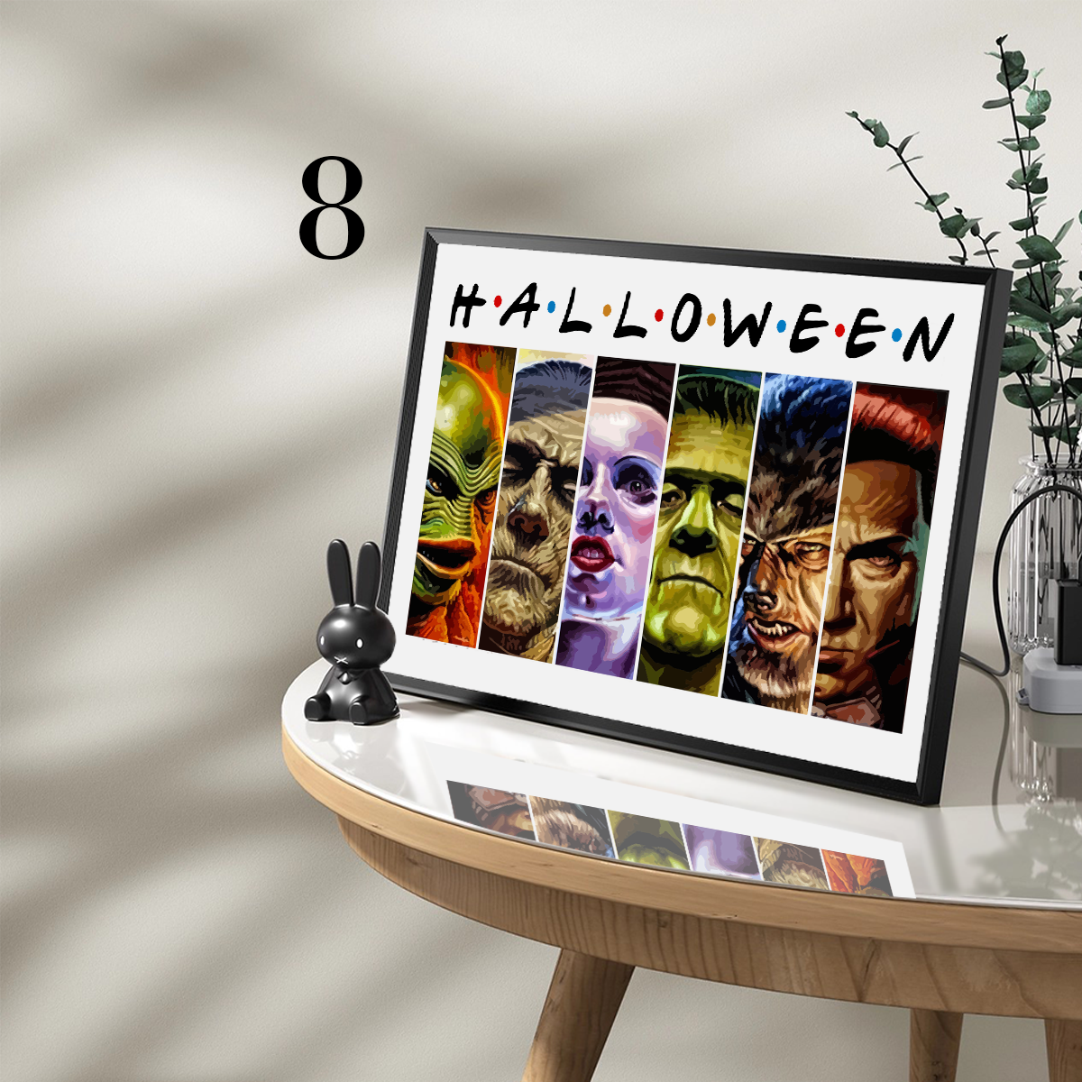 Friends Series Horror Characters Halloween Custom Frame,F-C-315