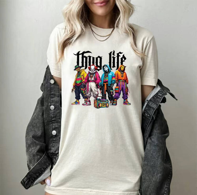 Halloween Hocus Pocus THUG LIFE Characters Hoodie,TS-C-156