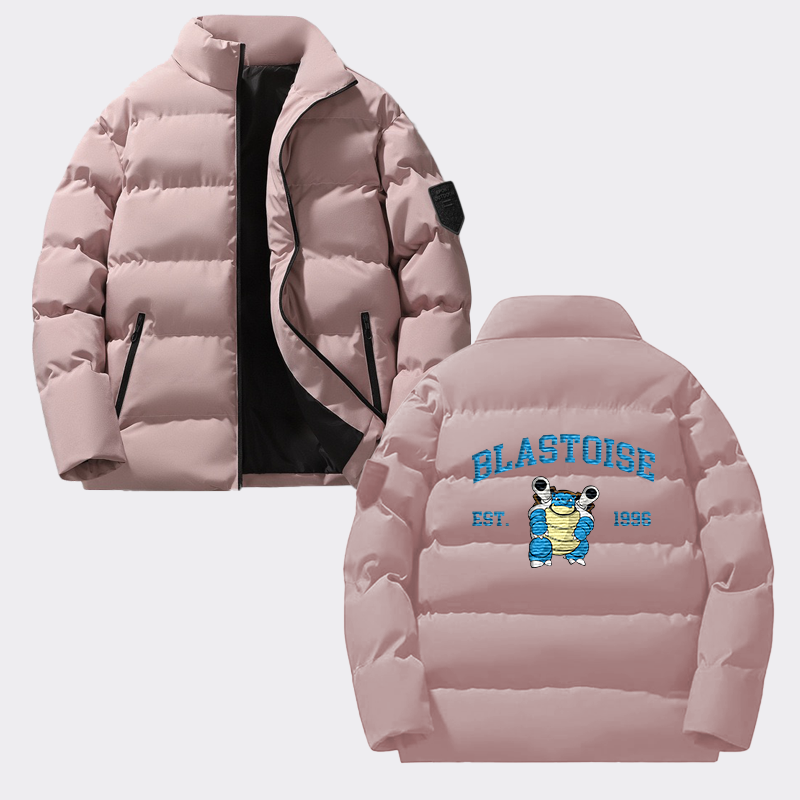 Blastoise Adorable Anime-Themed Embroidered T-Shirt,Crewneck,Hoodie-Trendy Versatile and a Thoughtful Gift for Friends,H-C-712