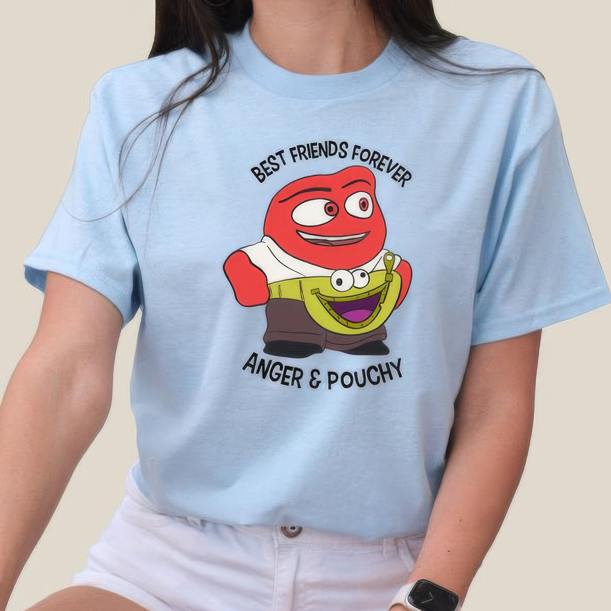 Best Friends Forever Anger And Pouchy Emotions T-Shirt,Crewneck,Hoodie,TS-C-610