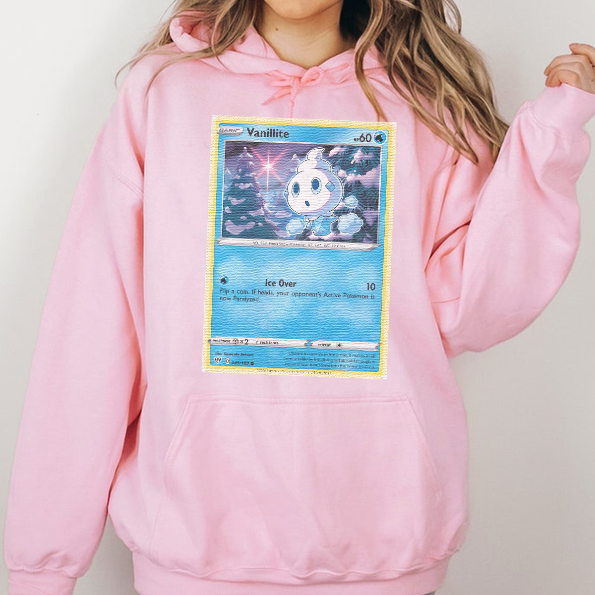 Personalized Pokémon Fabric Trading Card D2 Patch Suture Unisex Hoodie,Perfect Gift for Fans Friends,P-H-18