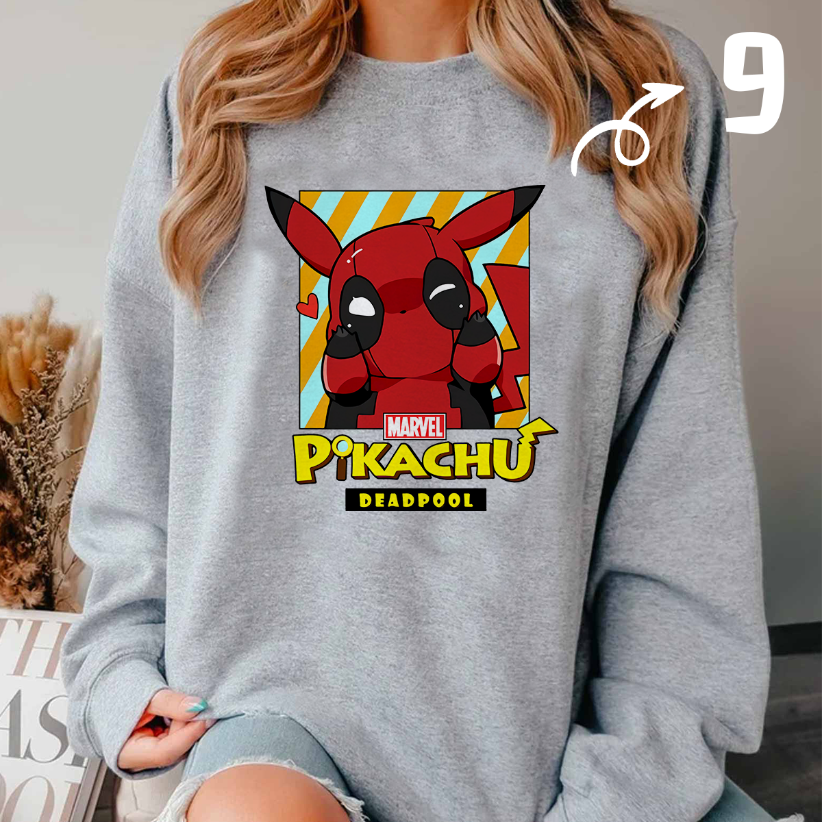 Marvel Series Hero Pikachu Unisex Pokémon T-Shirt,Crewneck,Hoodie,H-C-775