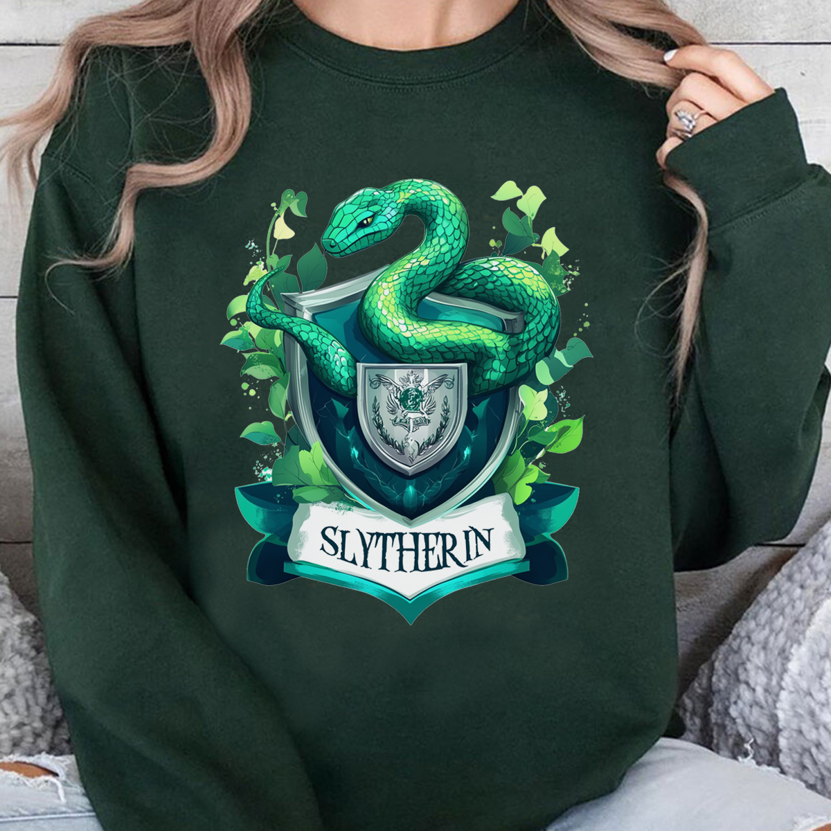 Harry Potter Four Houses Animal Crest Magic Academy Collaboration T-Shirt,Crewneck,Hoodie,H-C-698