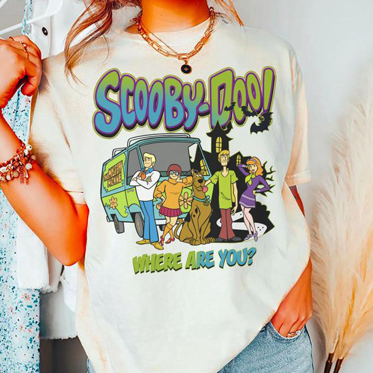 Retro Halloween Scooby 90s Movie Character T-Shirt,Crewneck,Hoodie,TS-C-538