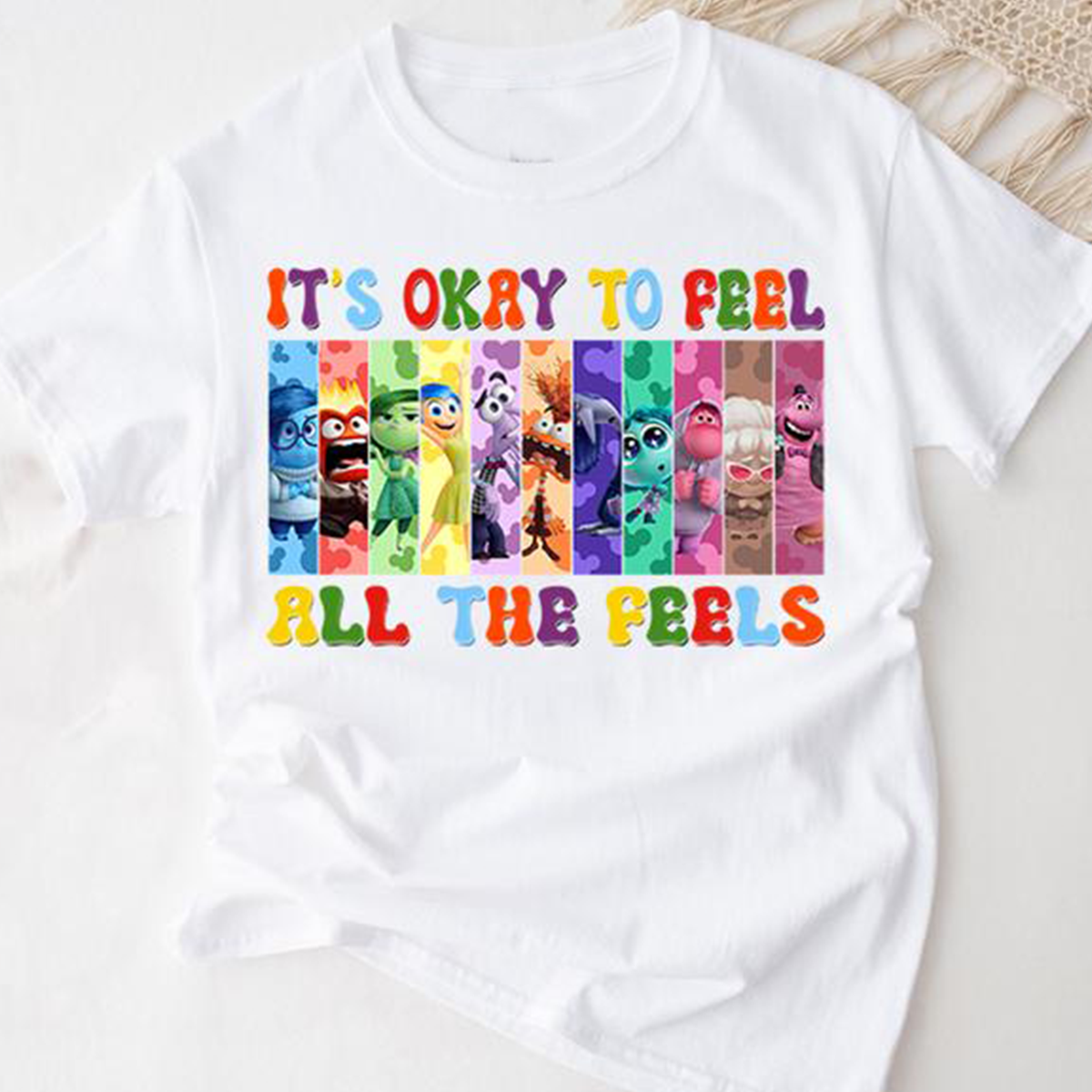 It's Okay To Feel All The Feels Emotional Support T-Shirt,Crewneck,Hoodie,TS-C-650