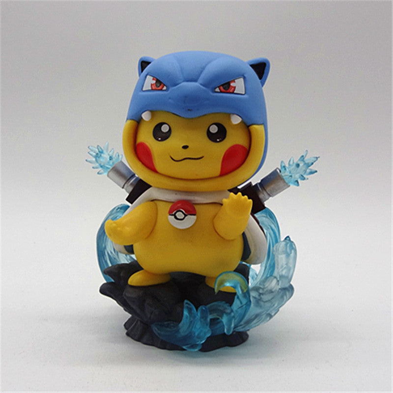 Cosplay Pikachu Pokémon Figure Collectible Statue,Gift For Pokémon Lovers,B-C-1063