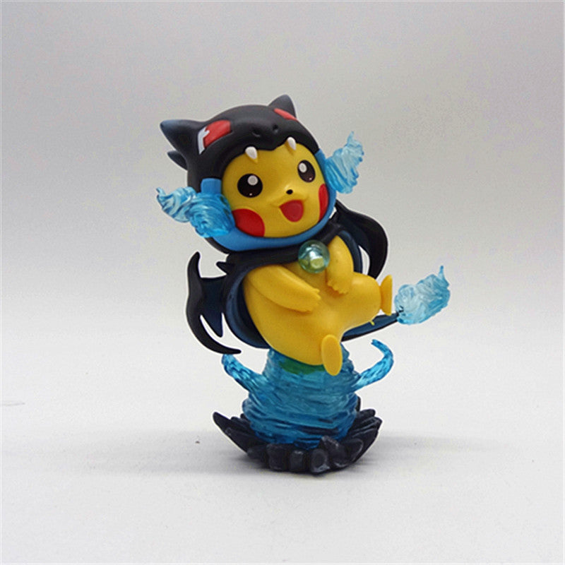 Cosplay Pikachu Pokémon Figure Collectible Statue,Gift For Pokémon Lovers,B-C-1065